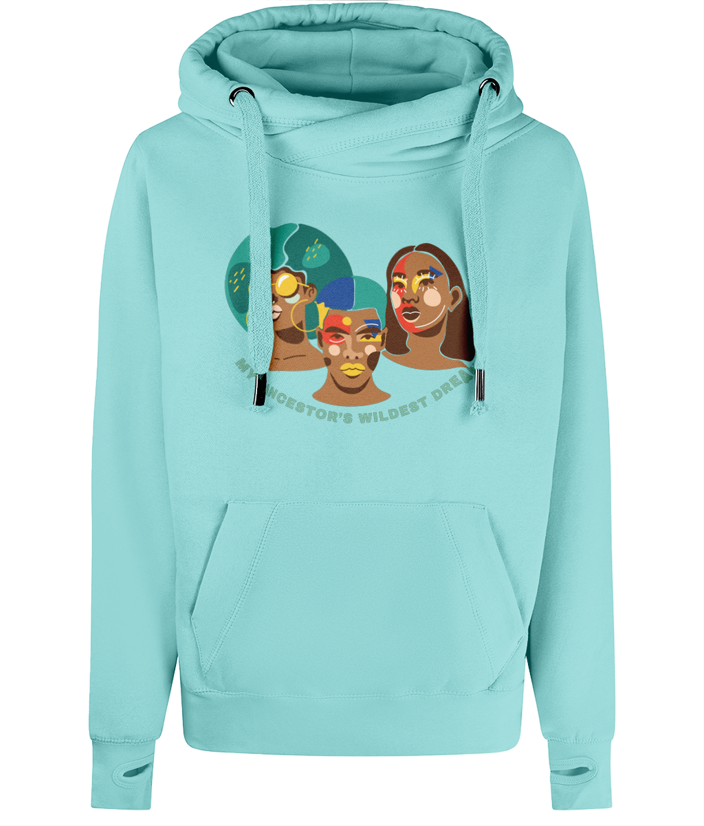 Unisex Art Quote Cross Neck Hoodie