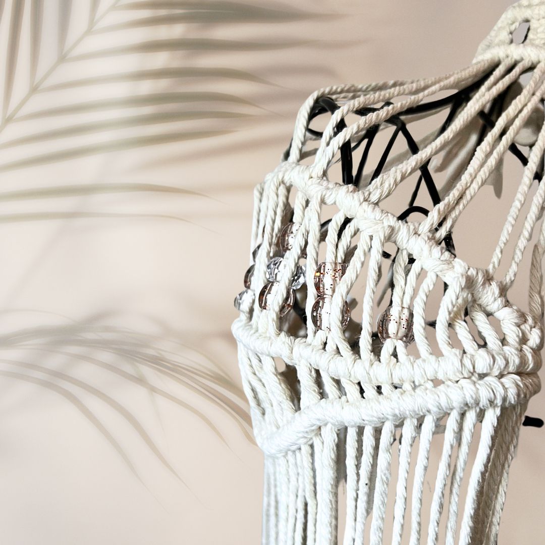 Oba Shoulder Armour Macrame Top