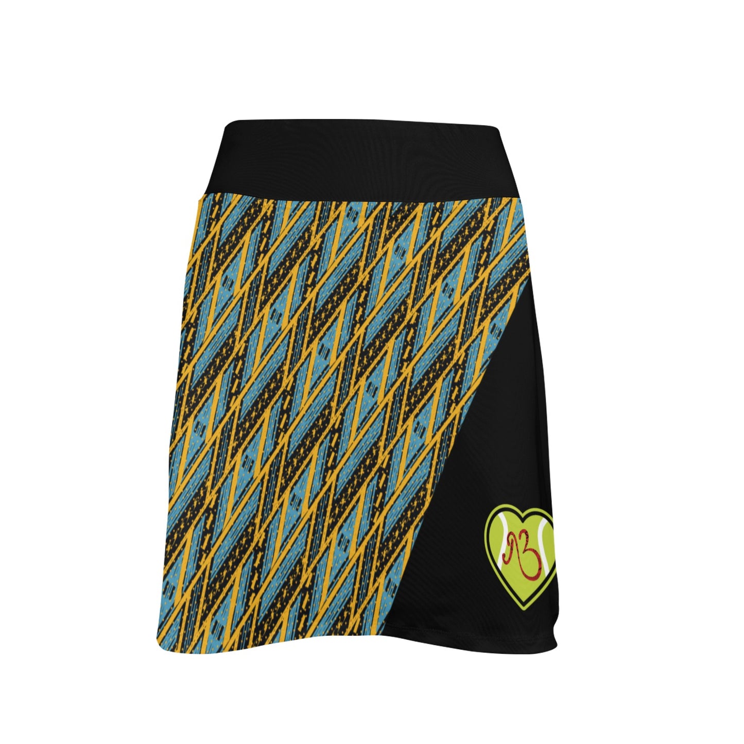 AfriBix Ankara Tennis and Golf Women's Skirt Skort with Pockets