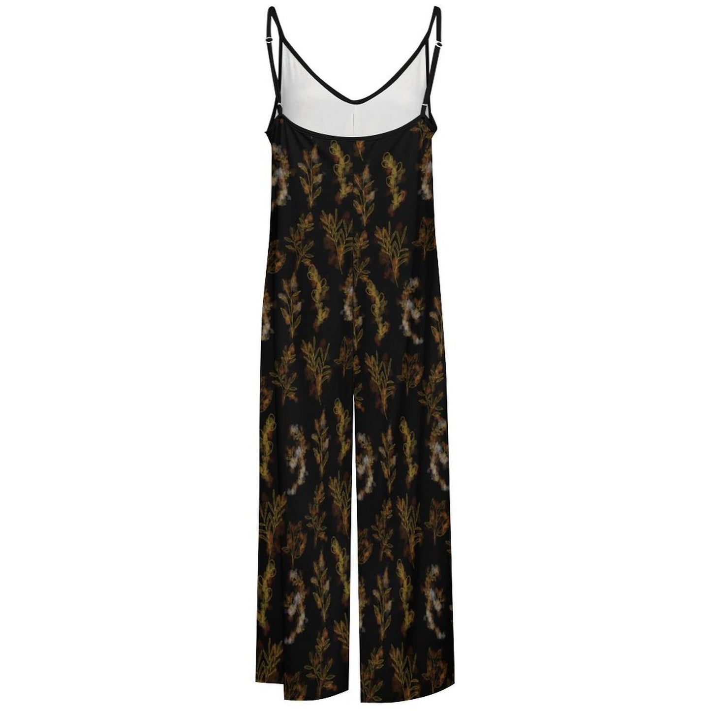 AfriBix Heritage Print Women's Suspender Long Jumpsuit