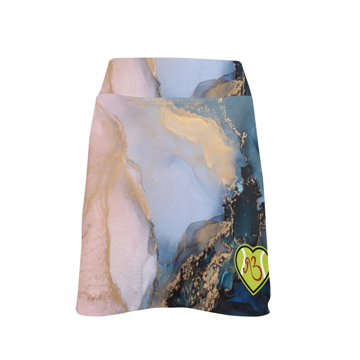 Pink and Blue Aurora Tennis and Golf Women's Skirt Skort with Pocket