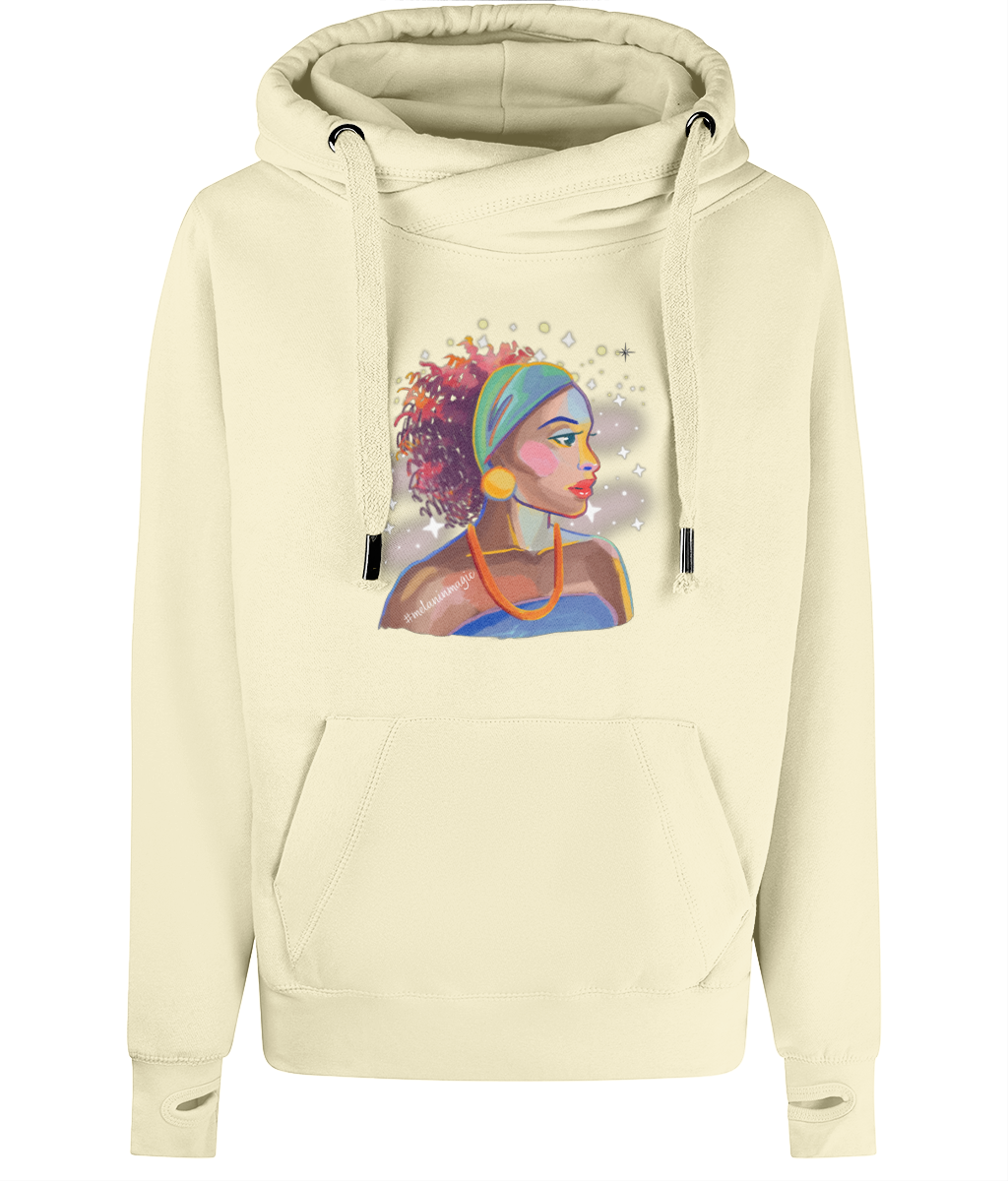 Unisex Art Cross Neck Hoodie