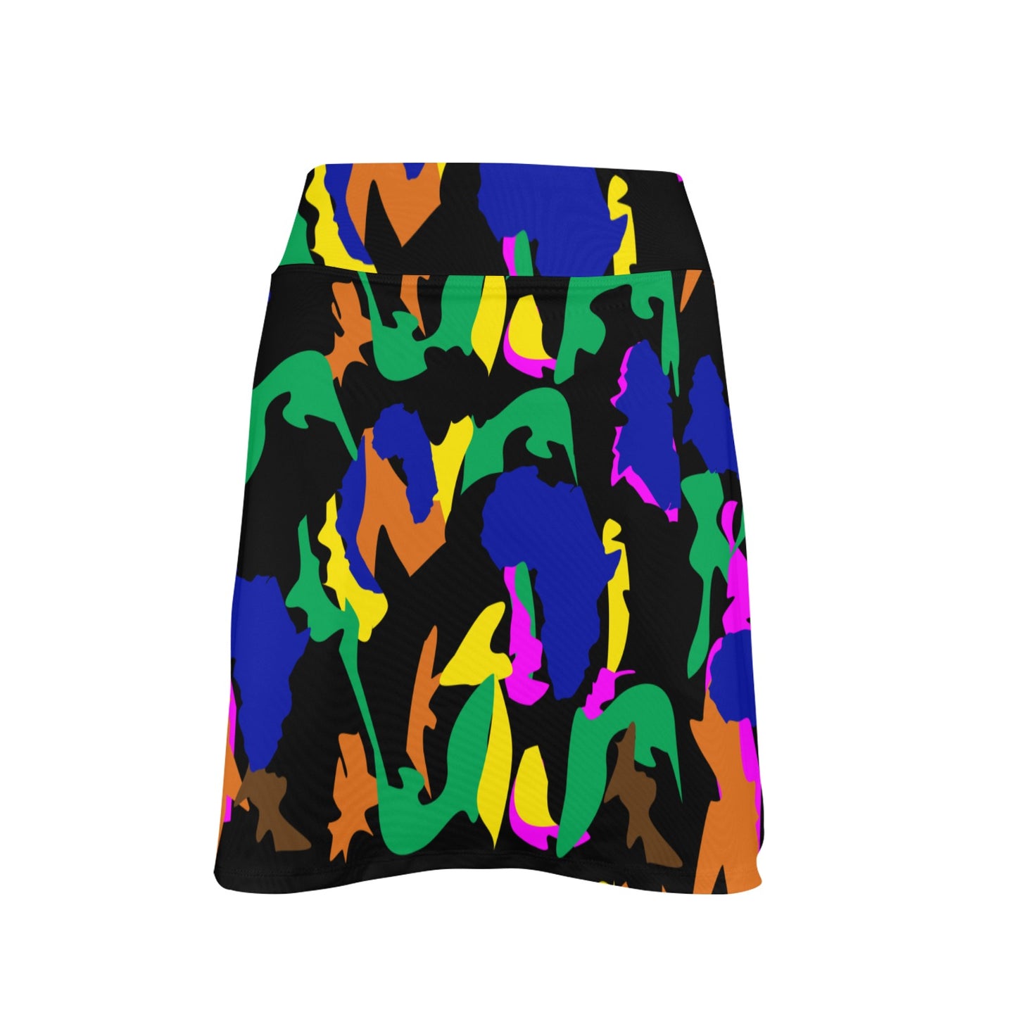 AfriBix Camo Tennis and Golf Women's Skort Skirt with Pocket