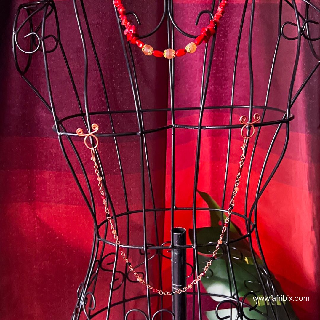 Adagio Chain Adjustable Non-permanent Crystal Nipple Rings, No Piercing Jewellery