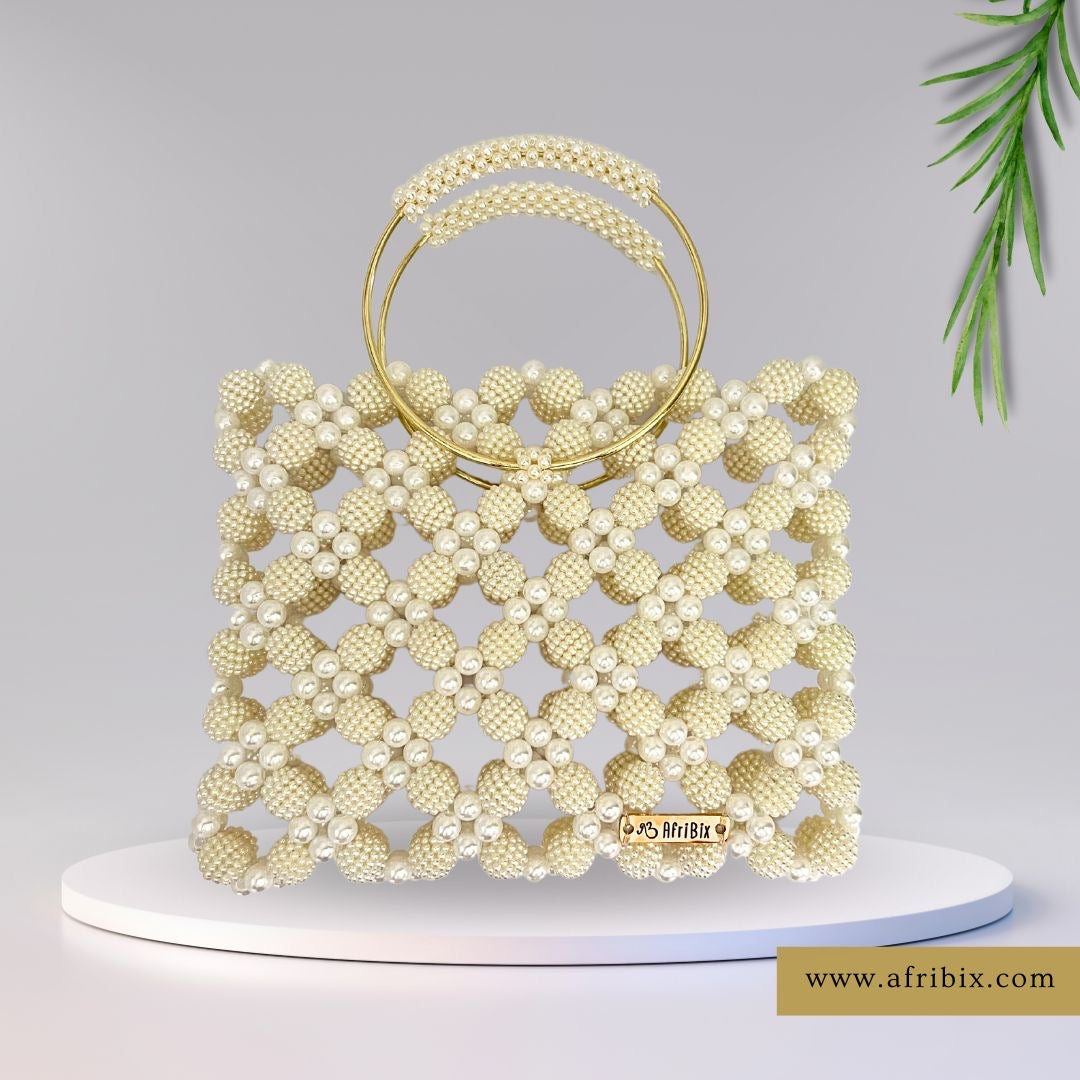 Ivory and White Pearl Limited Edition Bride Hand Bag
