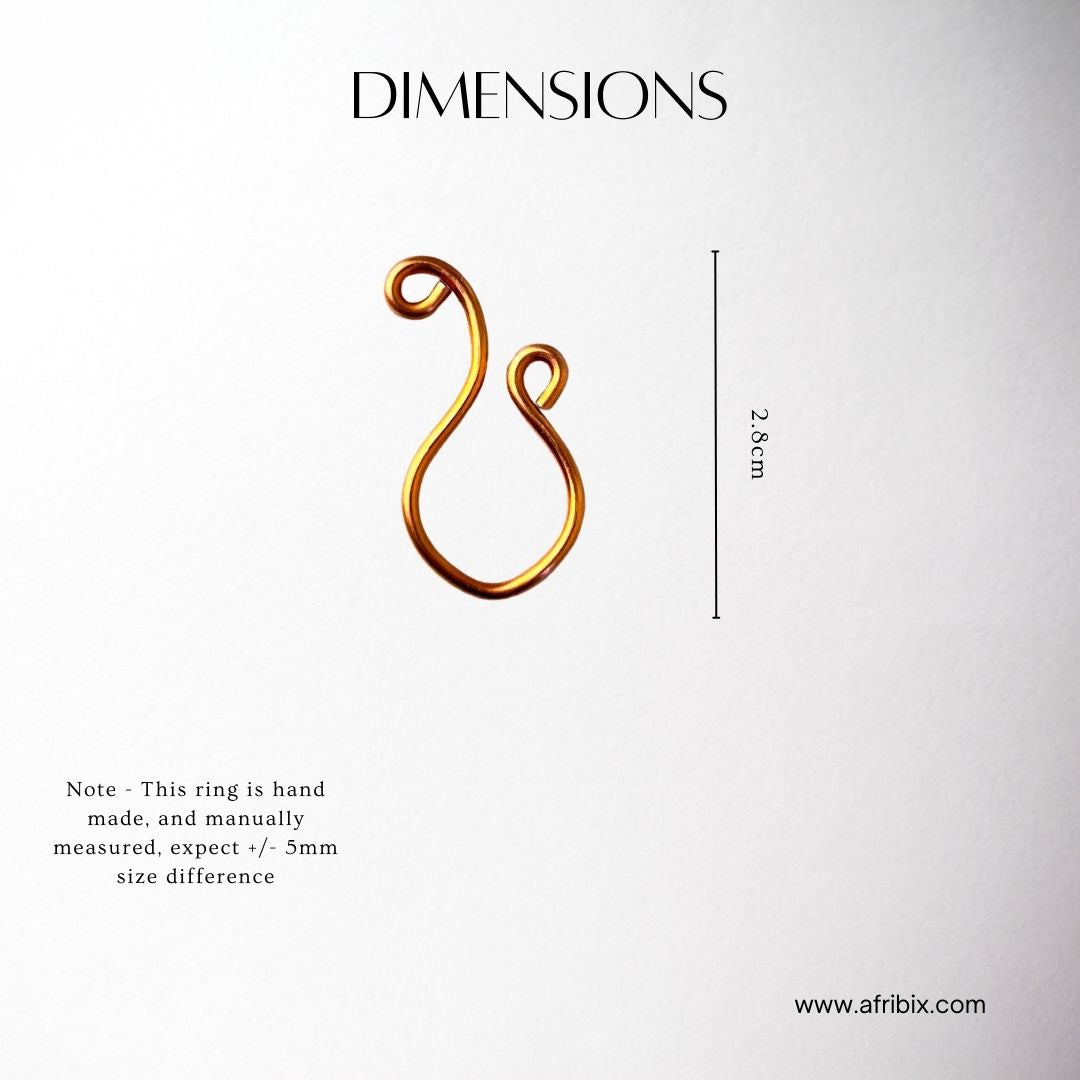 Nocturne Adjustable Non-permanent Nipple Rings, No Piercing Jewellery - Set of 2