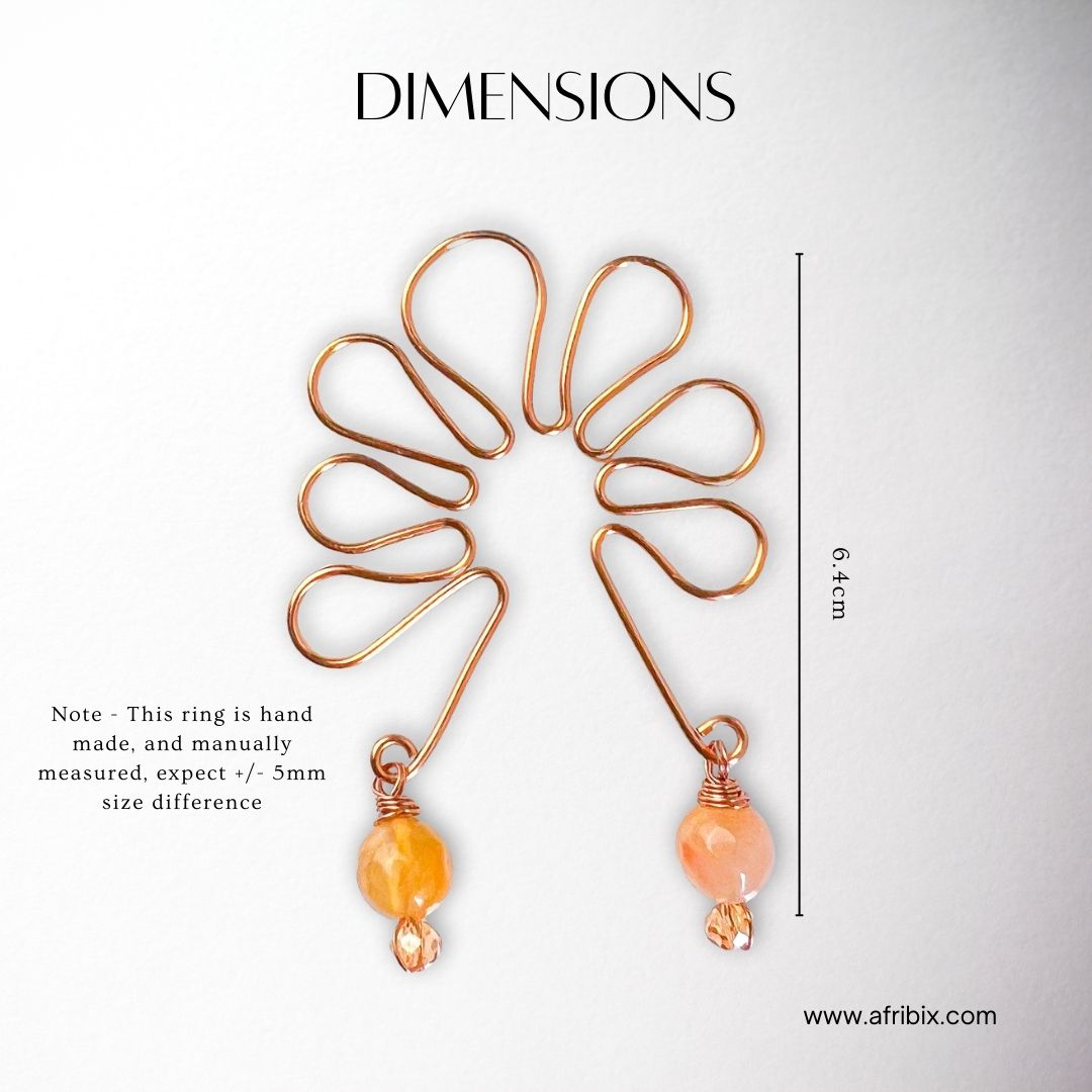 Regal Adjustable Non-permanent Crystal Nipple Rings, No Piercing Jewellery - Set of 2