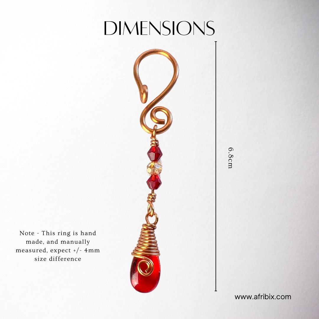 Serenade Adjustable Non-permanent Crystal Nipple Rings, No Piercing Jewellery - Set of 2