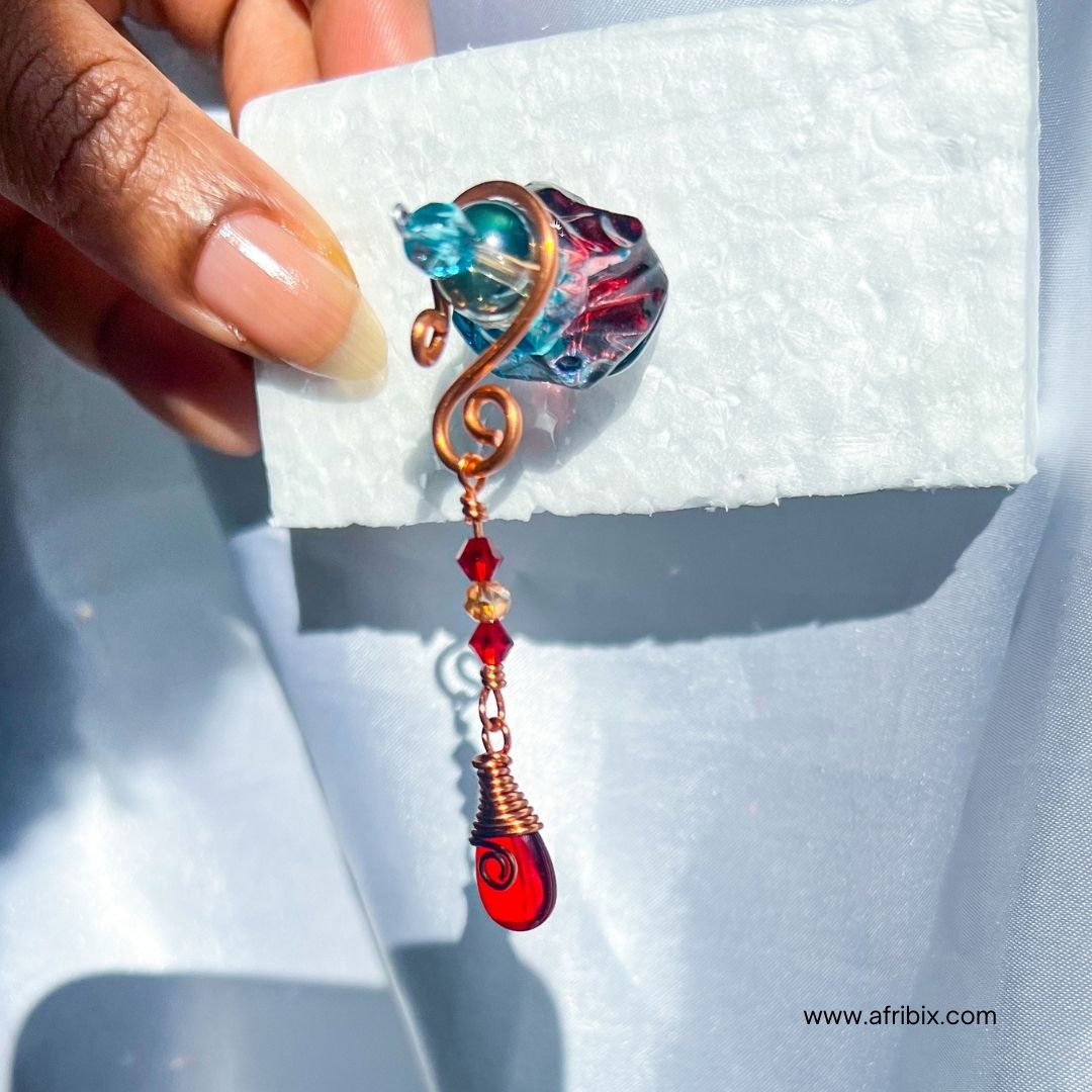 Serenade Adjustable Non-permanent Crystal Nipple Rings, No Piercing Jewellery - Set of 2