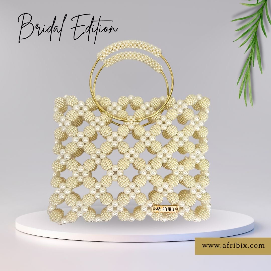 Ivory and White Pearl Limited Edition Bride Hand Bag
