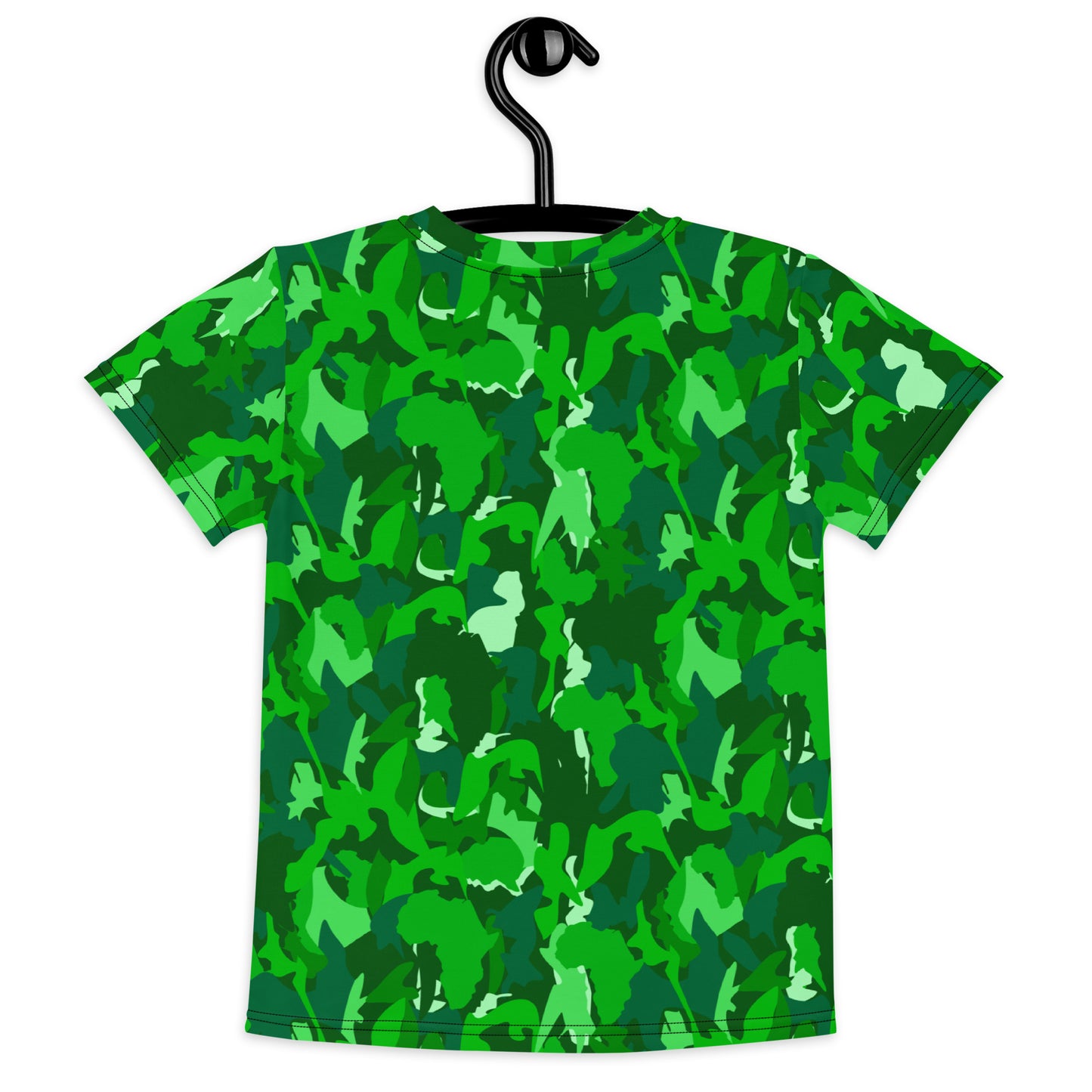 AfriBix Camo Kids crew neck t-shirt - Green