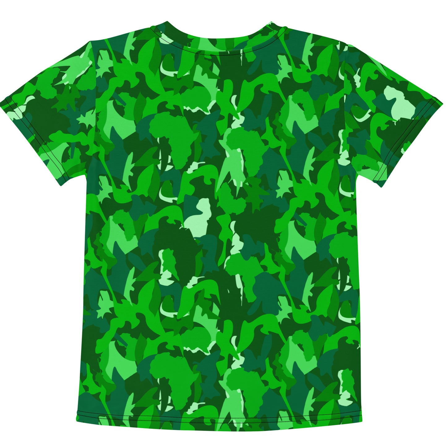 AfriBix Camo Kids crew neck t-shirt - Green