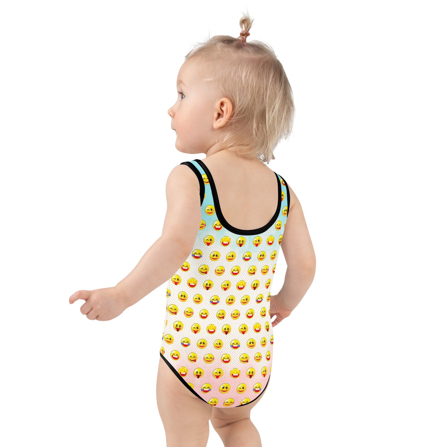 AfriBix Sun's Out Emoji Girls Swimsuit