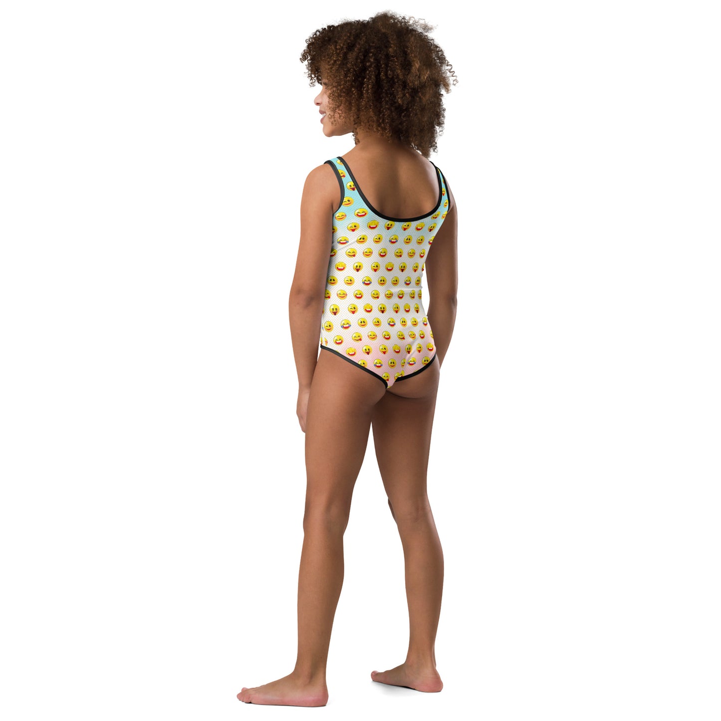 AfriBix Sun's Out Emoji Girls Swimsuit