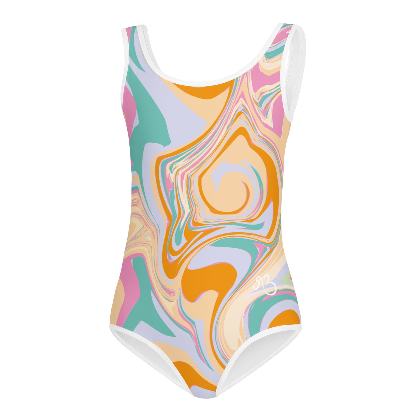 AFriBix Pink Bubblegum Girls Kids Swimsuit