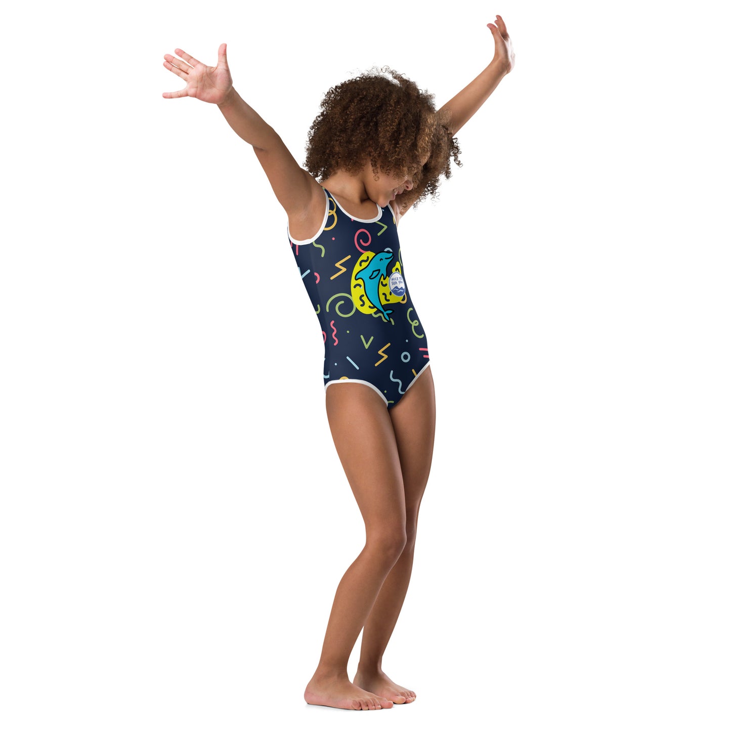 Nice to Sea You Girls Swimsuit