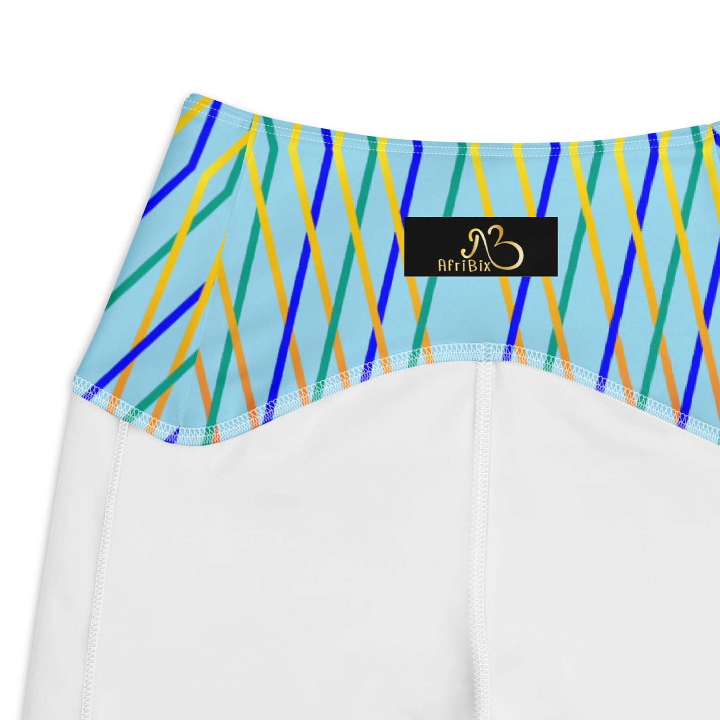 AfriBix Blue Constellation Print Leggings with pockets