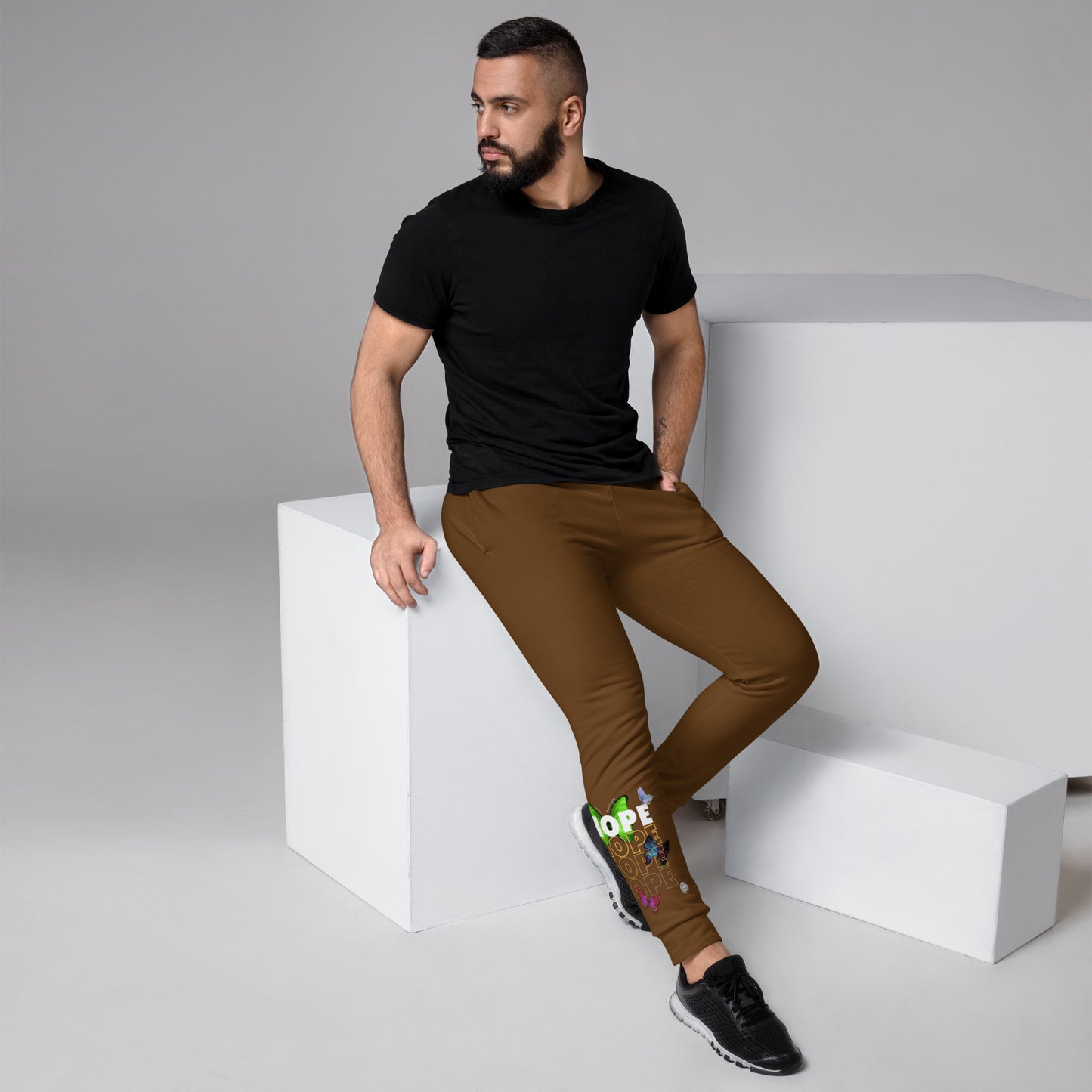 Hope Brown Nude Men's Joggers