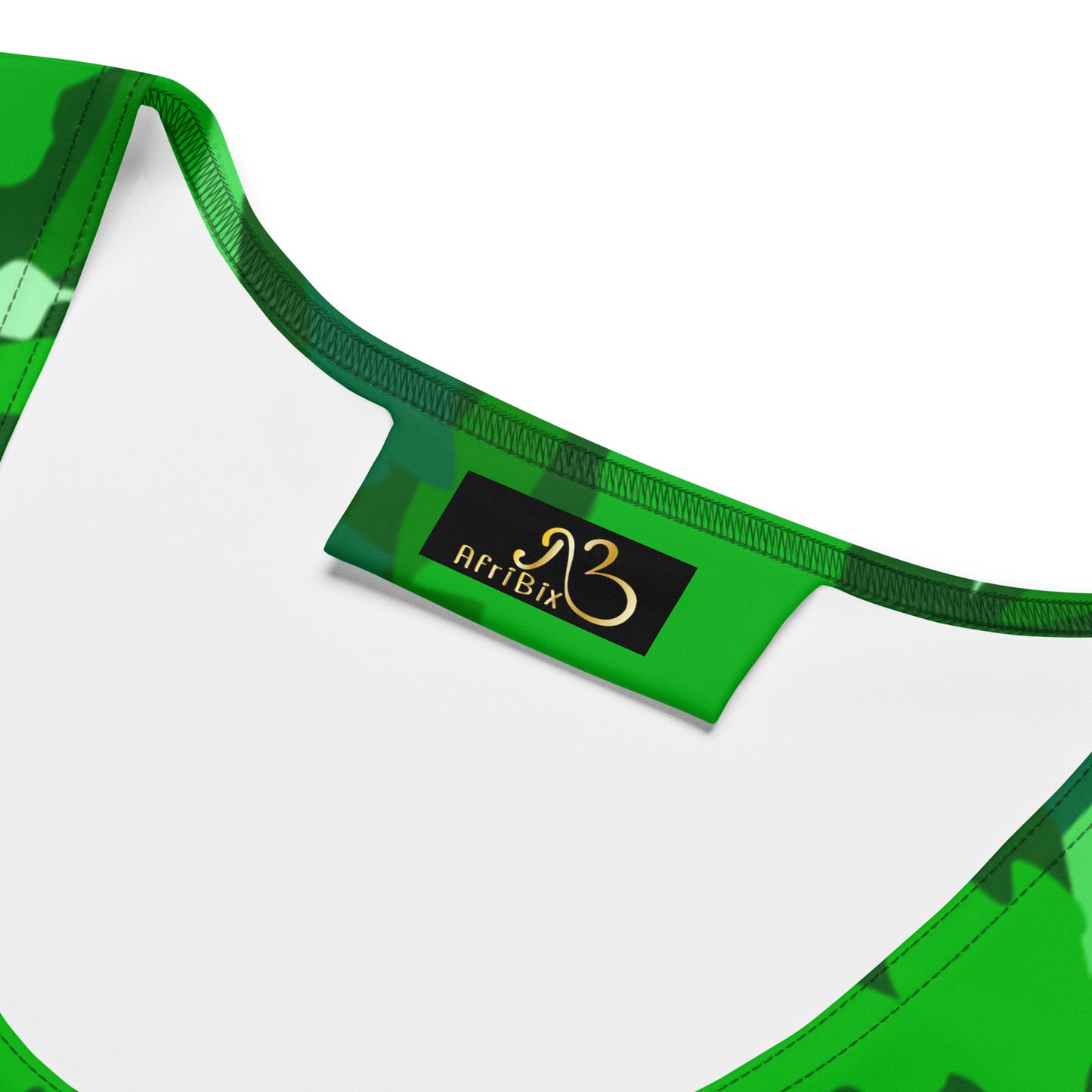 AfriBix Green Camouflage Print Tank Top