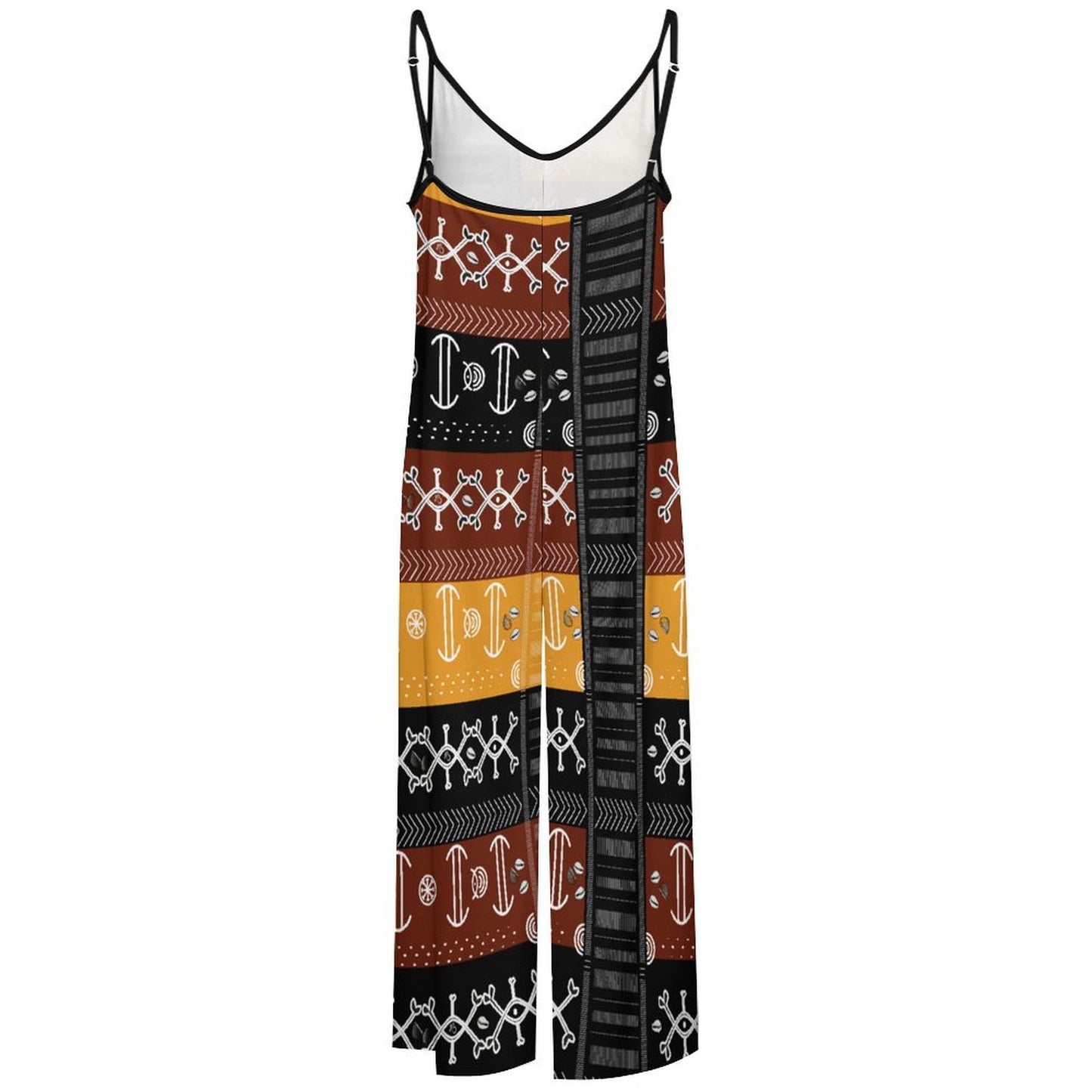Ncheta Colour Block Suspender Jumpsuit