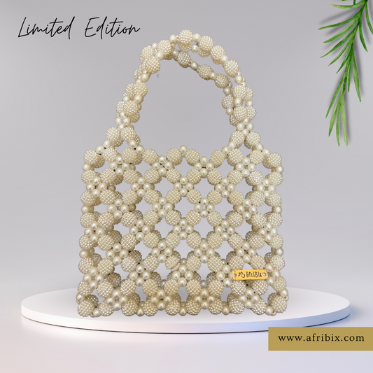 Ivory Cream Pearl Limited Edition Hand Bag