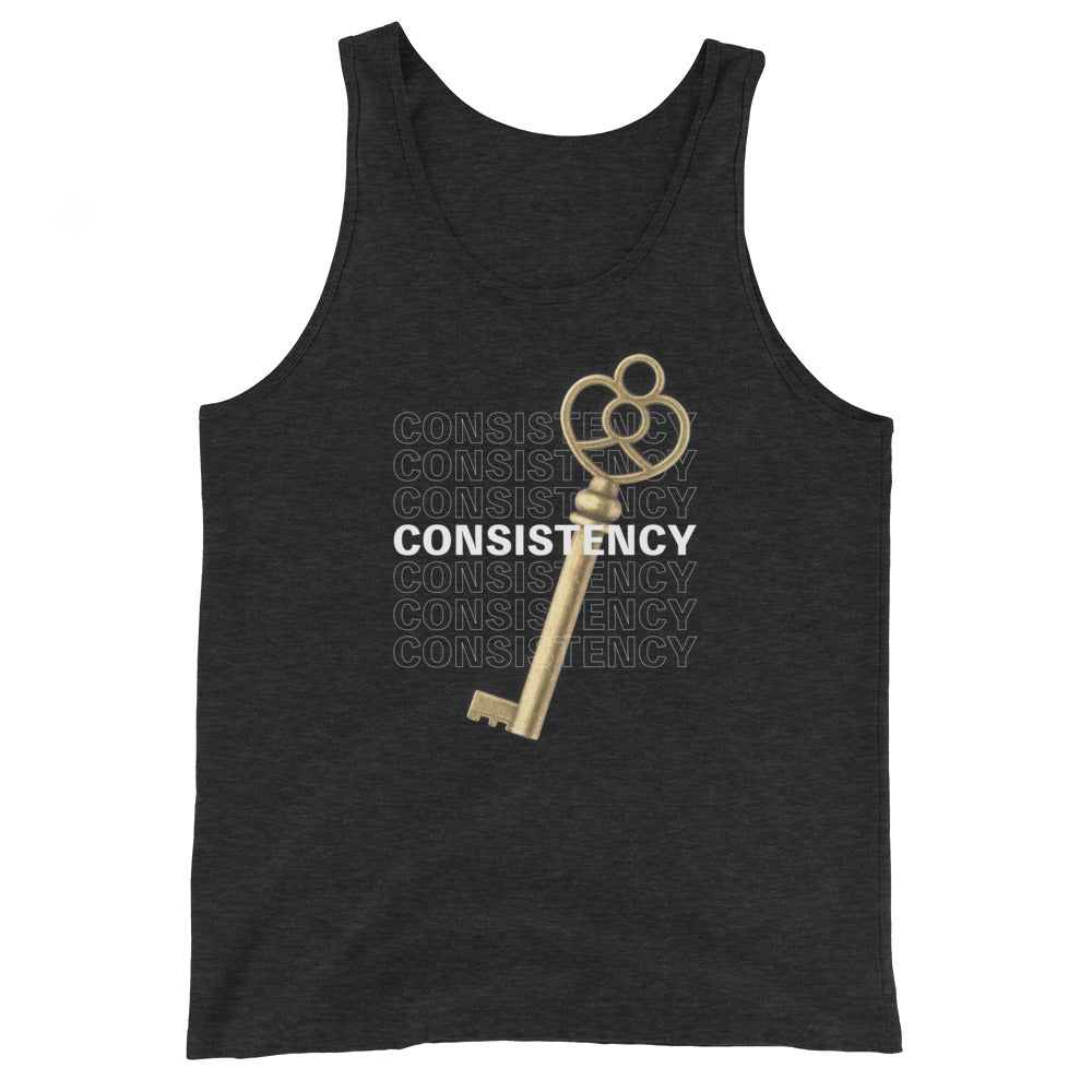 Consistency is Key Unisex Gym Tank Top