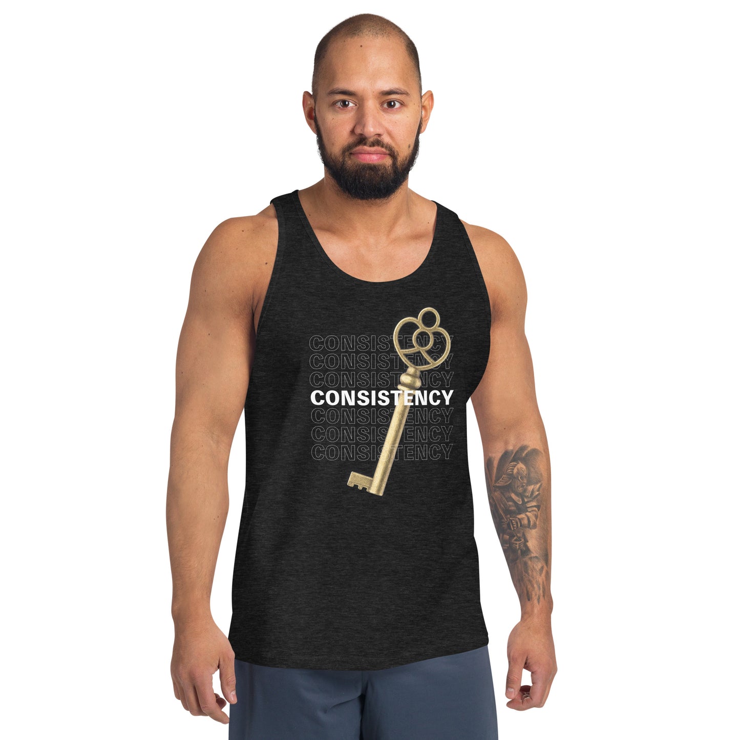 Consistency is Key Unisex Gym Tank Top