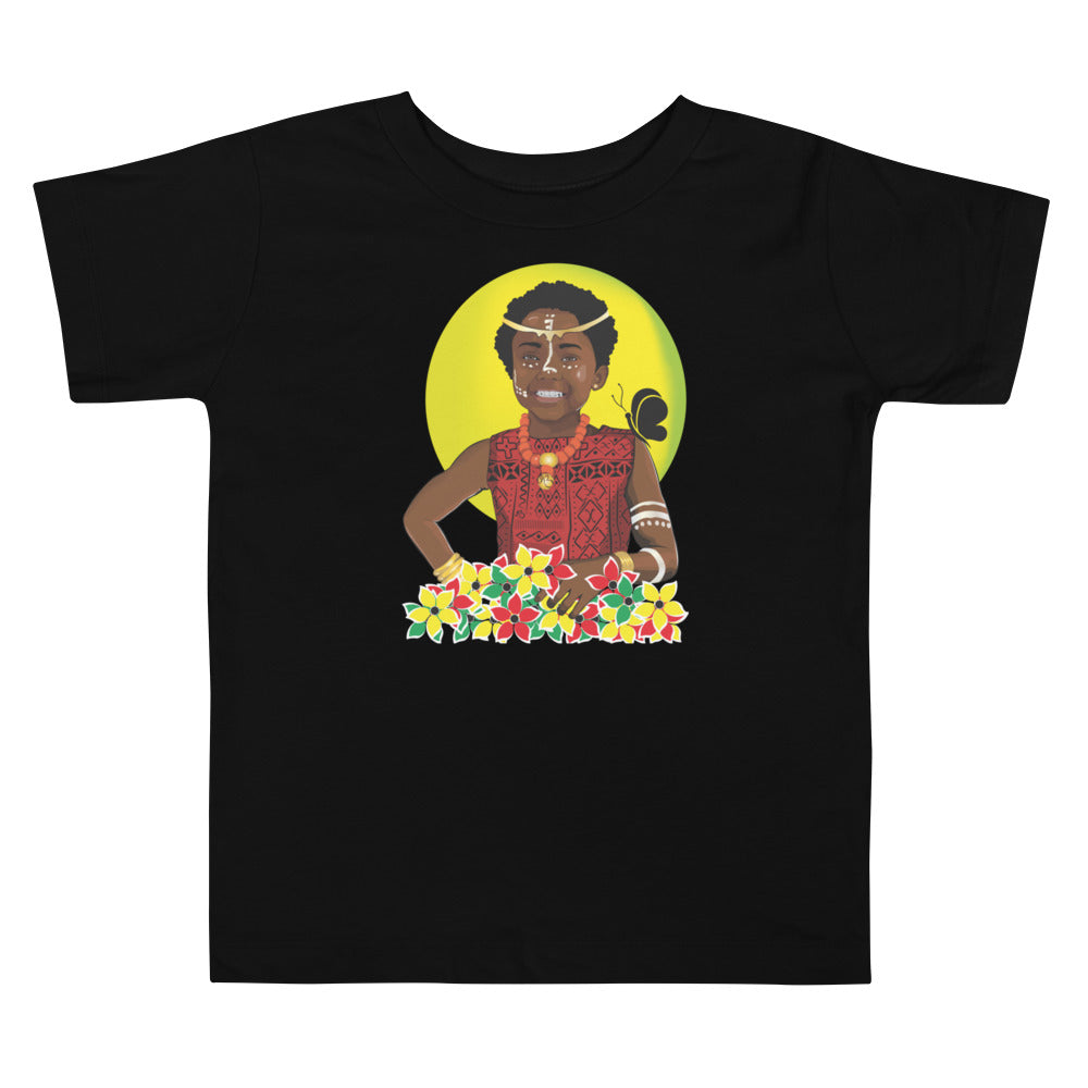 AfriBix Princess Toddler Short Sleeve Tee