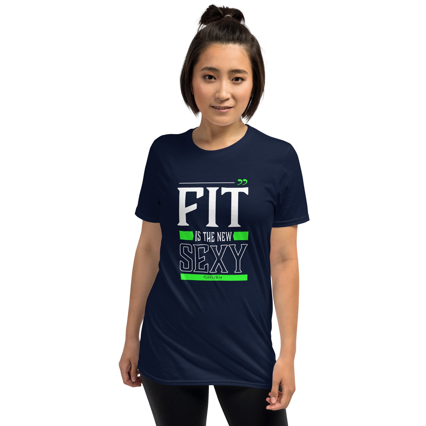 Slogan Word Art Short-Sleeve Unisex T-Shirt - Fit is the New Sexy