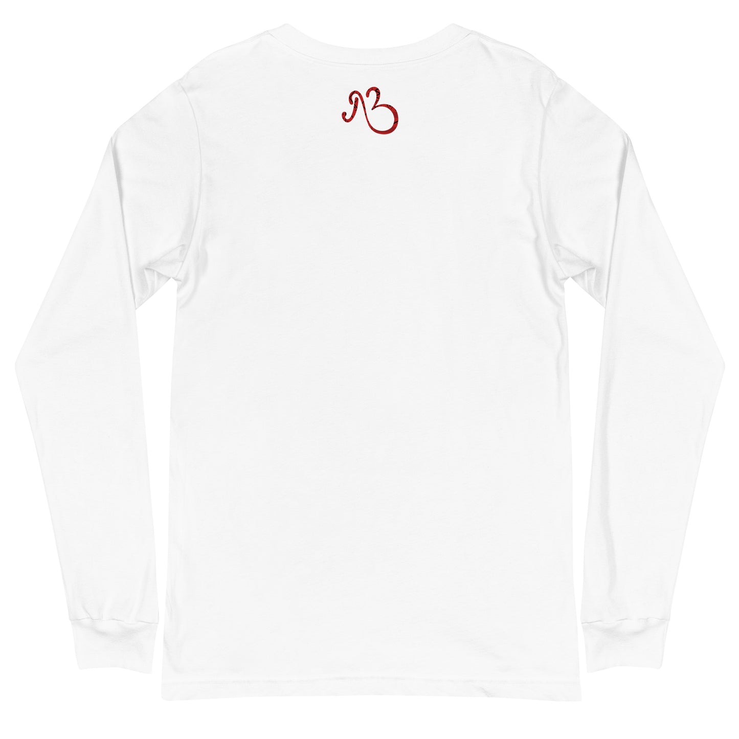 Slogan Word Art Unisex Long Sleeve Tee - My Body My Art My Way