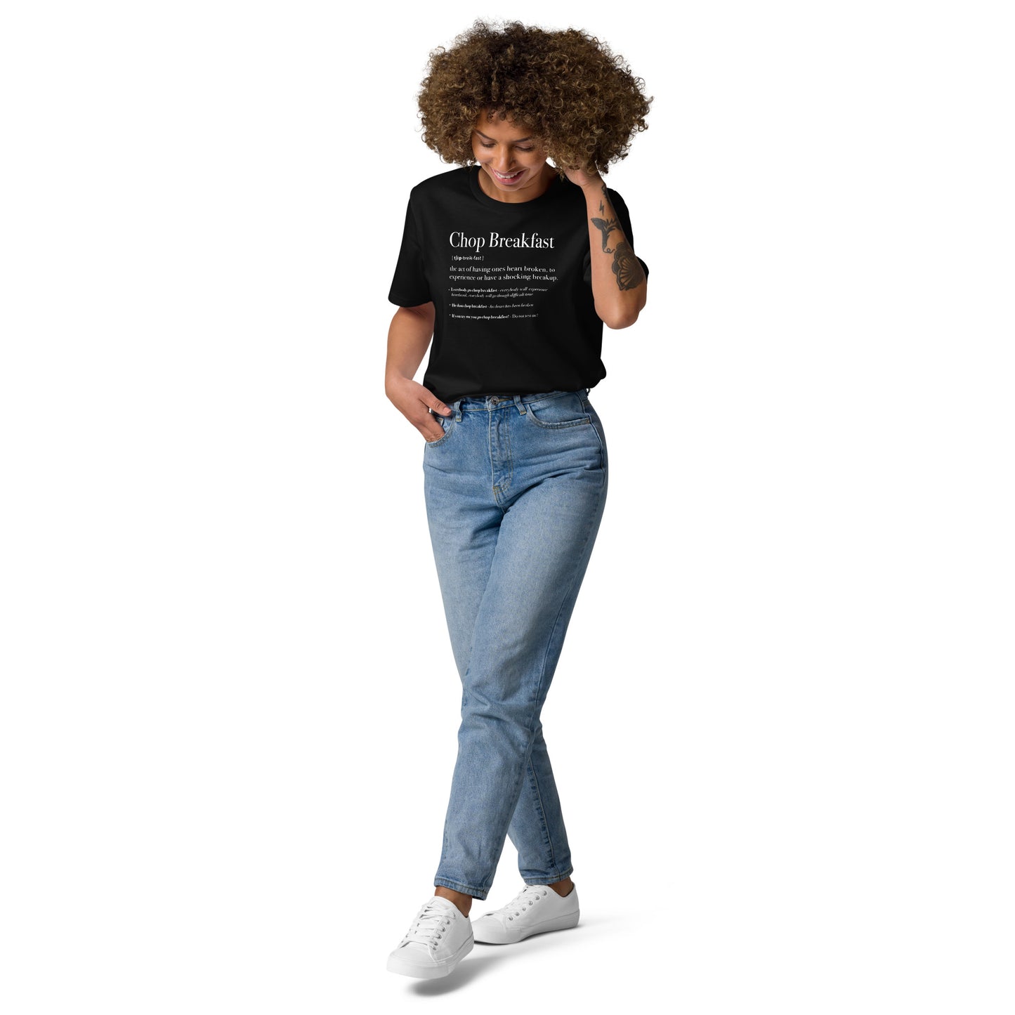 Chop Breakfast Unisex organic cotton definition t-shirt