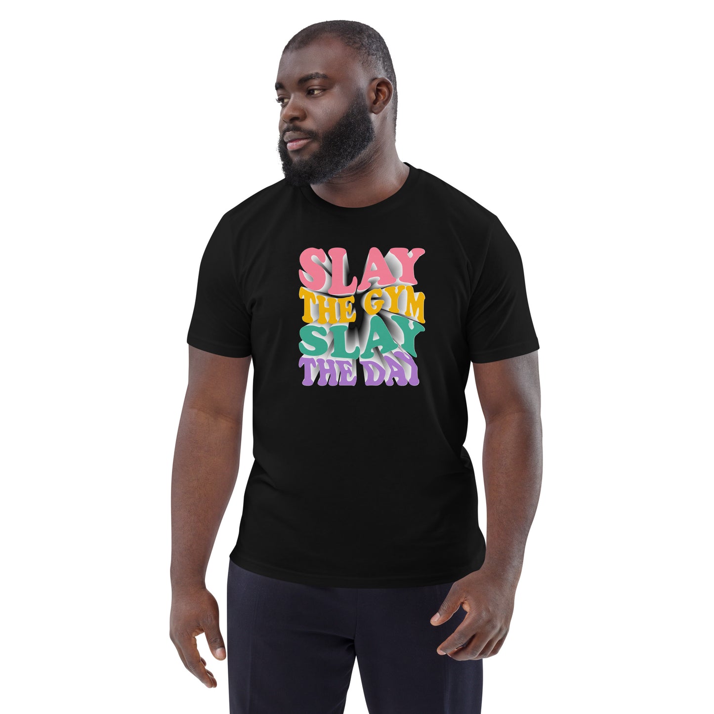 Slay the Day Slay The Gym Unisex organic cotton t-shirt