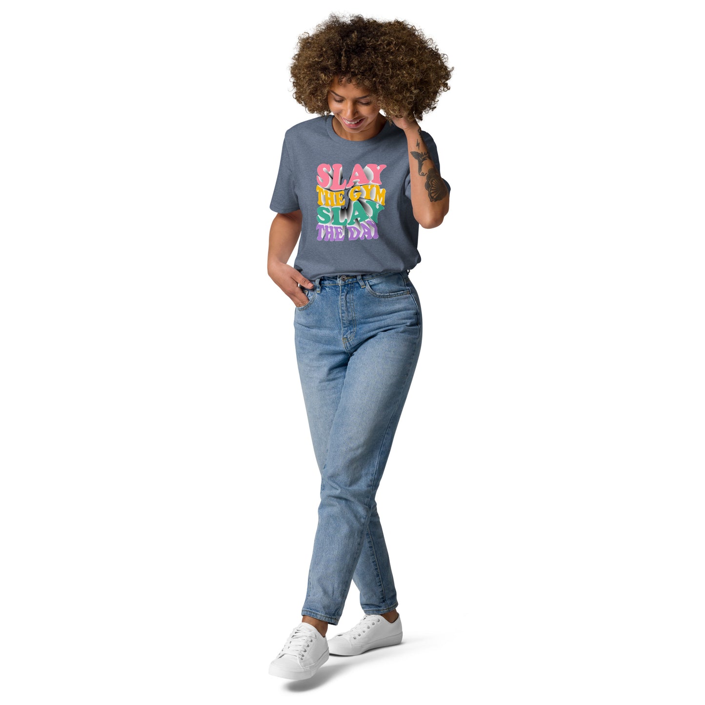 Slay the Day Slay The Gym Unisex organic cotton t-shirt