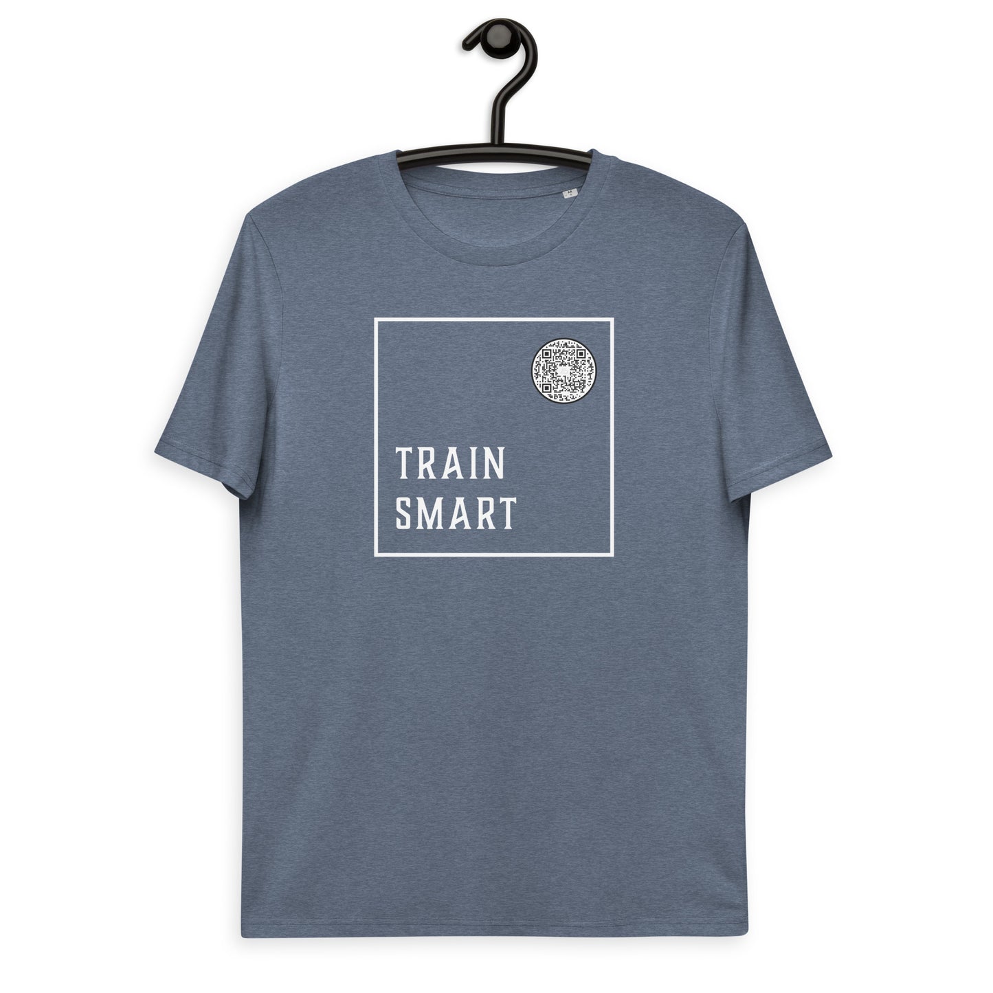 Train Smart Unisex organic cotton gym t-shirt