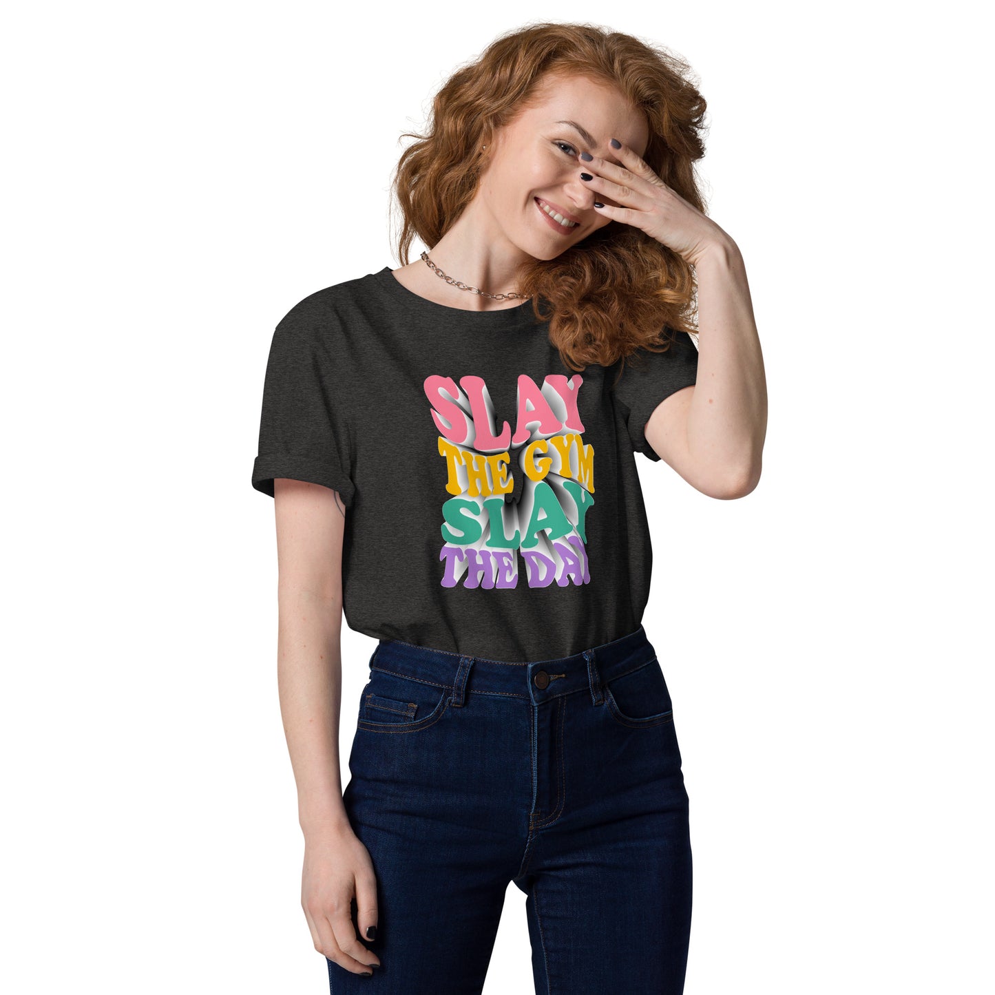 Slay the Day Slay The Gym Unisex organic cotton t-shirt