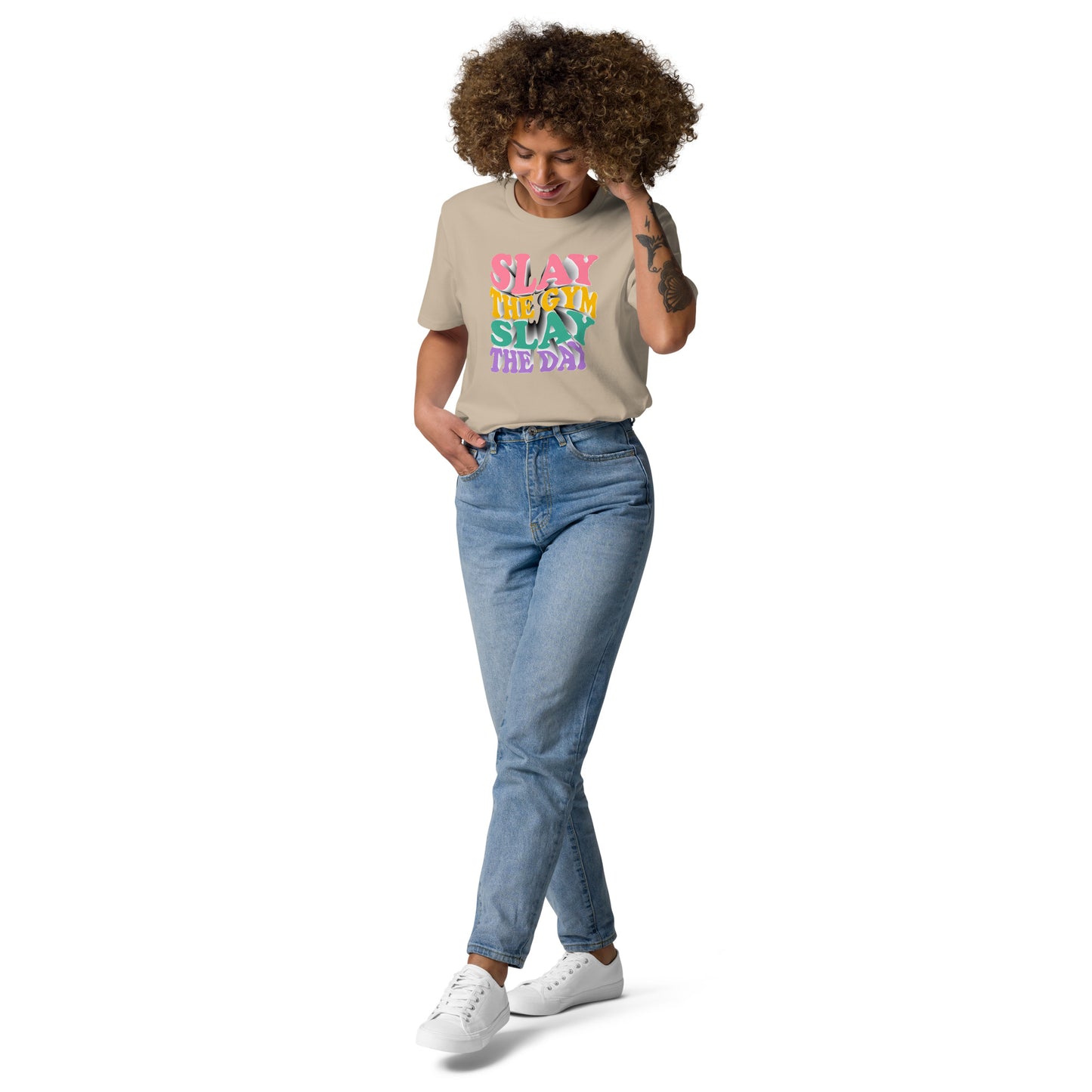Slay the Day Slay The Gym Unisex organic cotton t-shirt