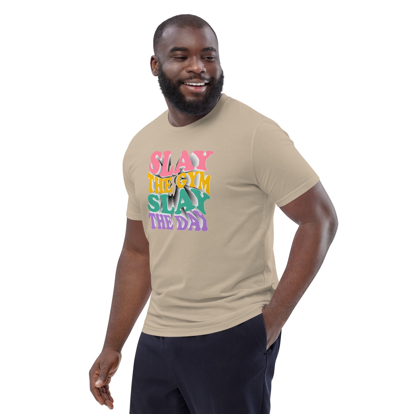 Slay the Day Slay The Gym Unisex organic cotton t-shirt