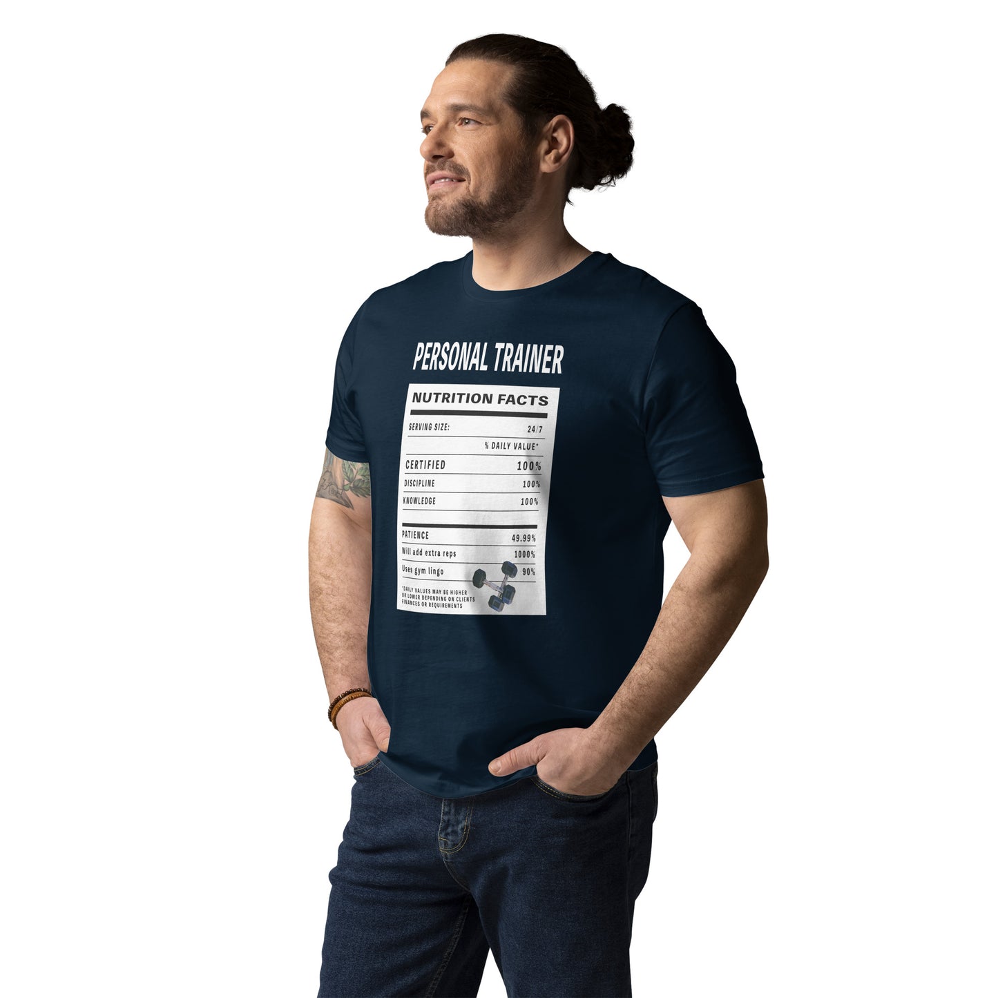 Personal Trainer Facts Unisex organic cotton t-shirt