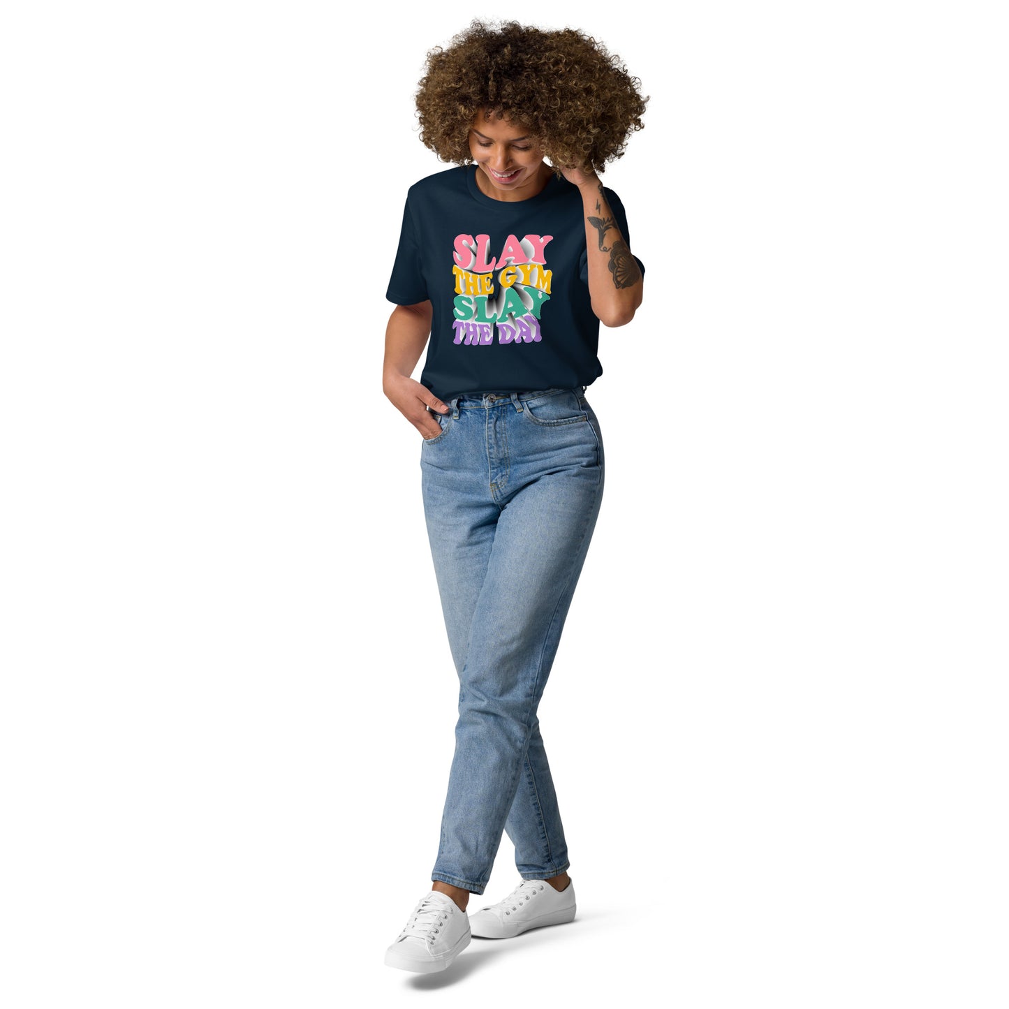 Slay the Day Slay The Gym Unisex organic cotton t-shirt