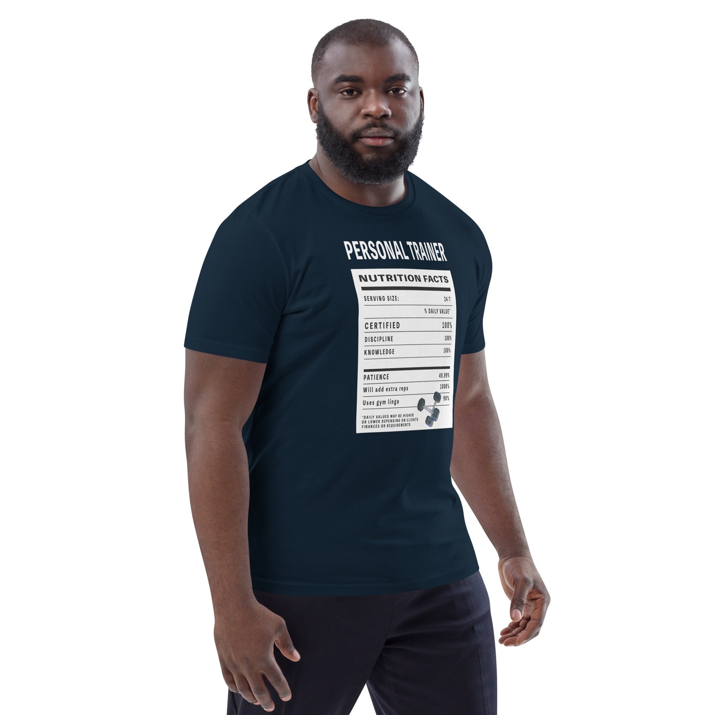 Personal Trainer Facts Unisex organic cotton t-shirt