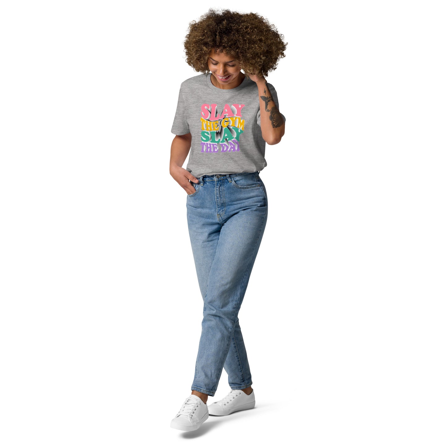 Slay the Day Slay The Gym Unisex organic cotton t-shirt