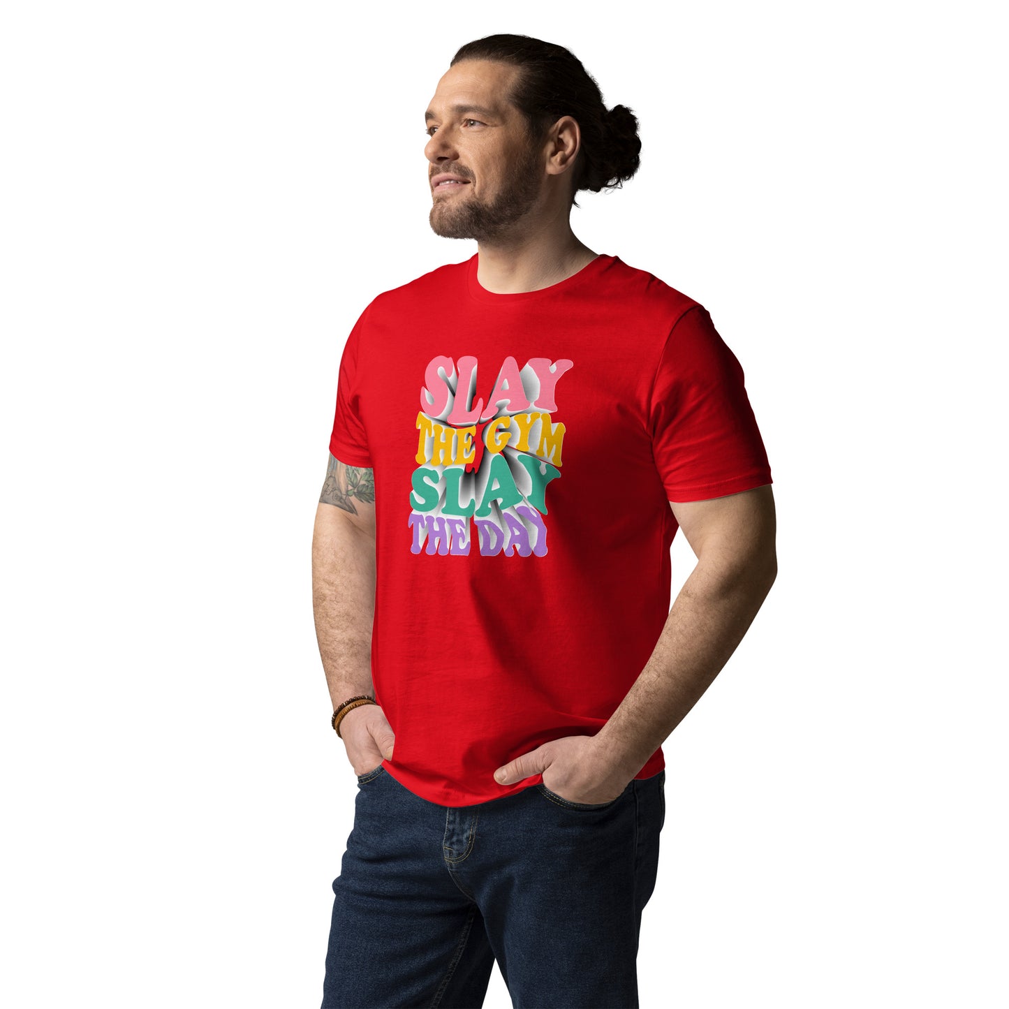 Slay the Day Slay The Gym Unisex organic cotton t-shirt