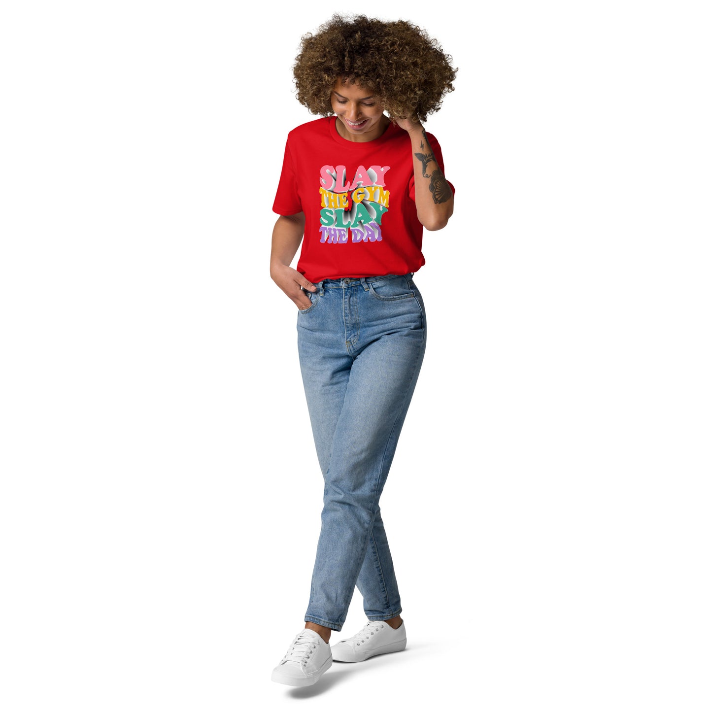 Slay the Day Slay The Gym Unisex organic cotton t-shirt