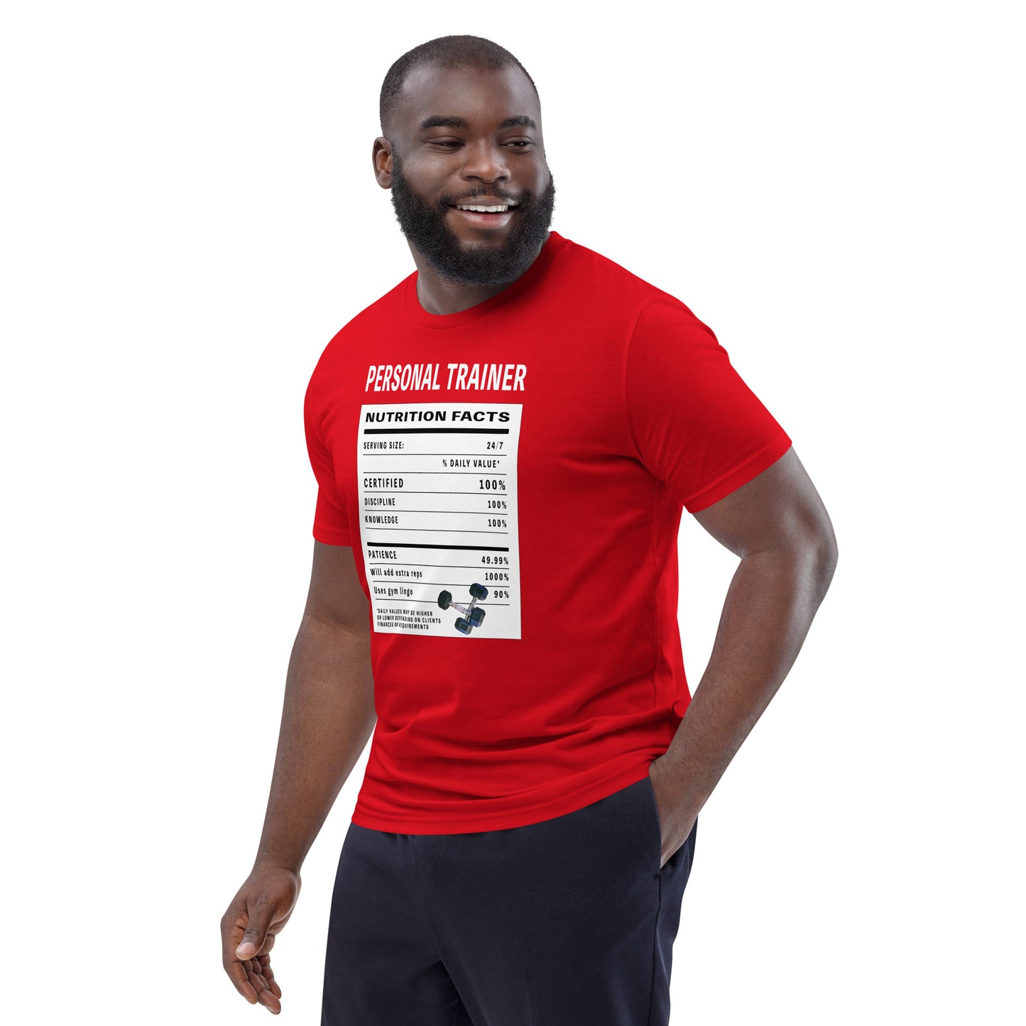 Personal Trainer Facts Unisex organic cotton t-shirt