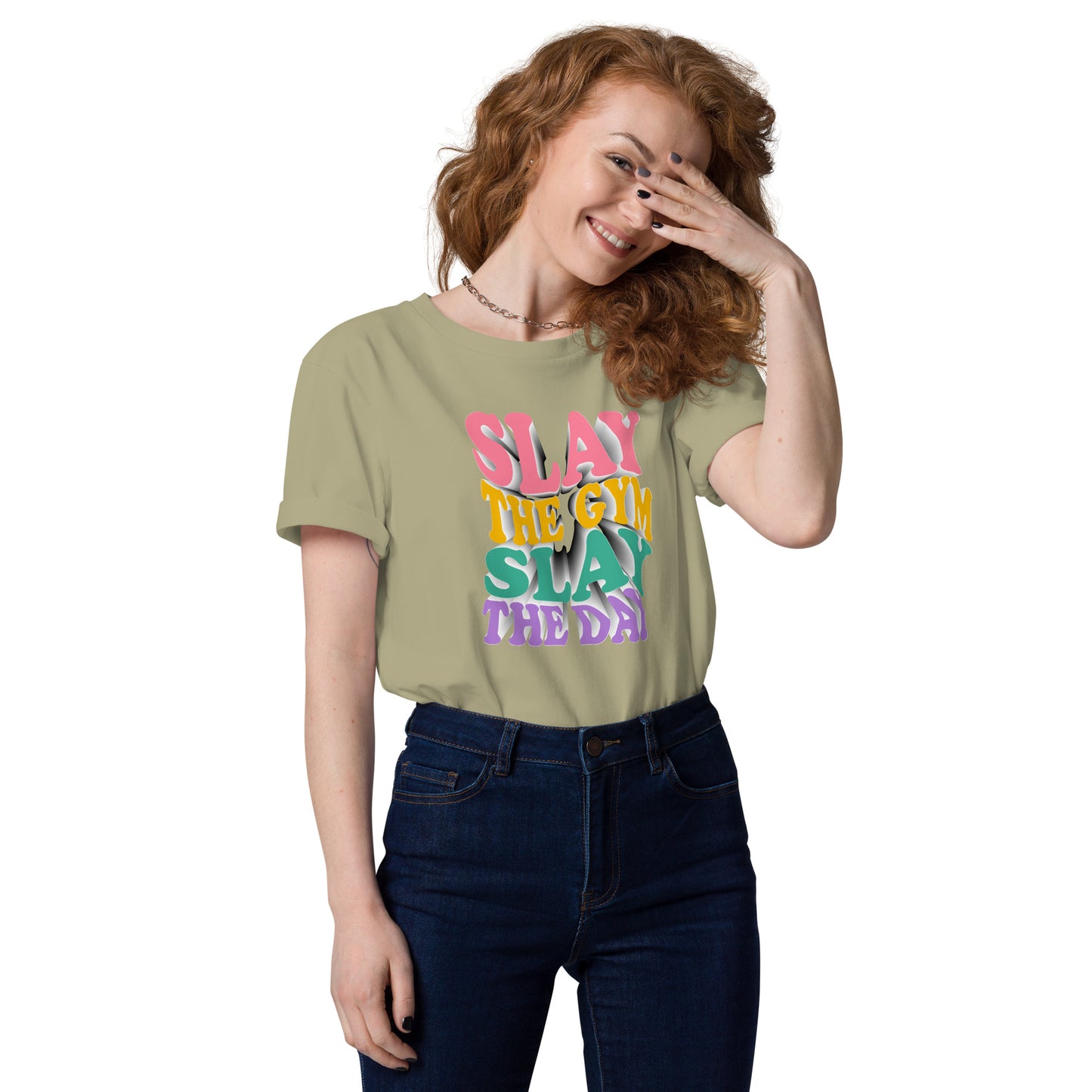 Slay the Day Slay The Gym Unisex organic cotton t-shirt