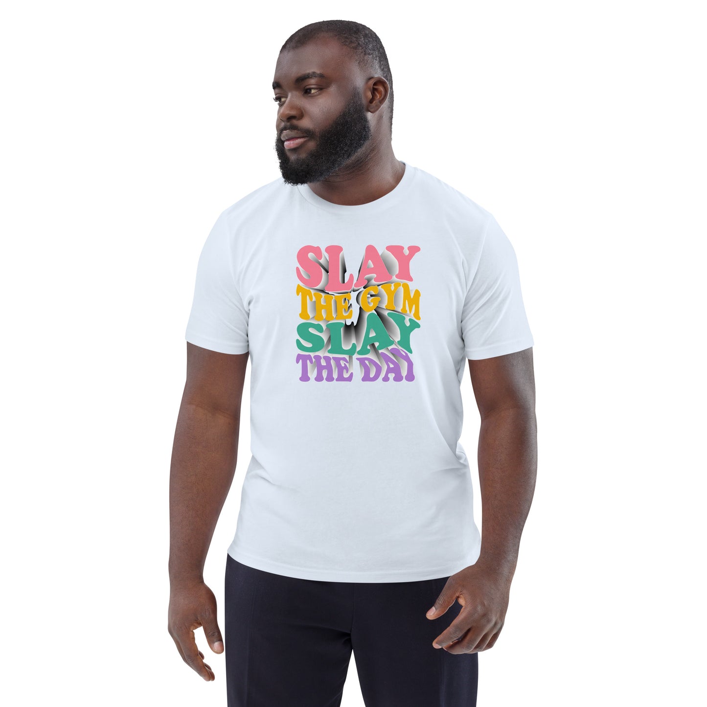Slay the Day Slay The Gym Unisex organic cotton t-shirt