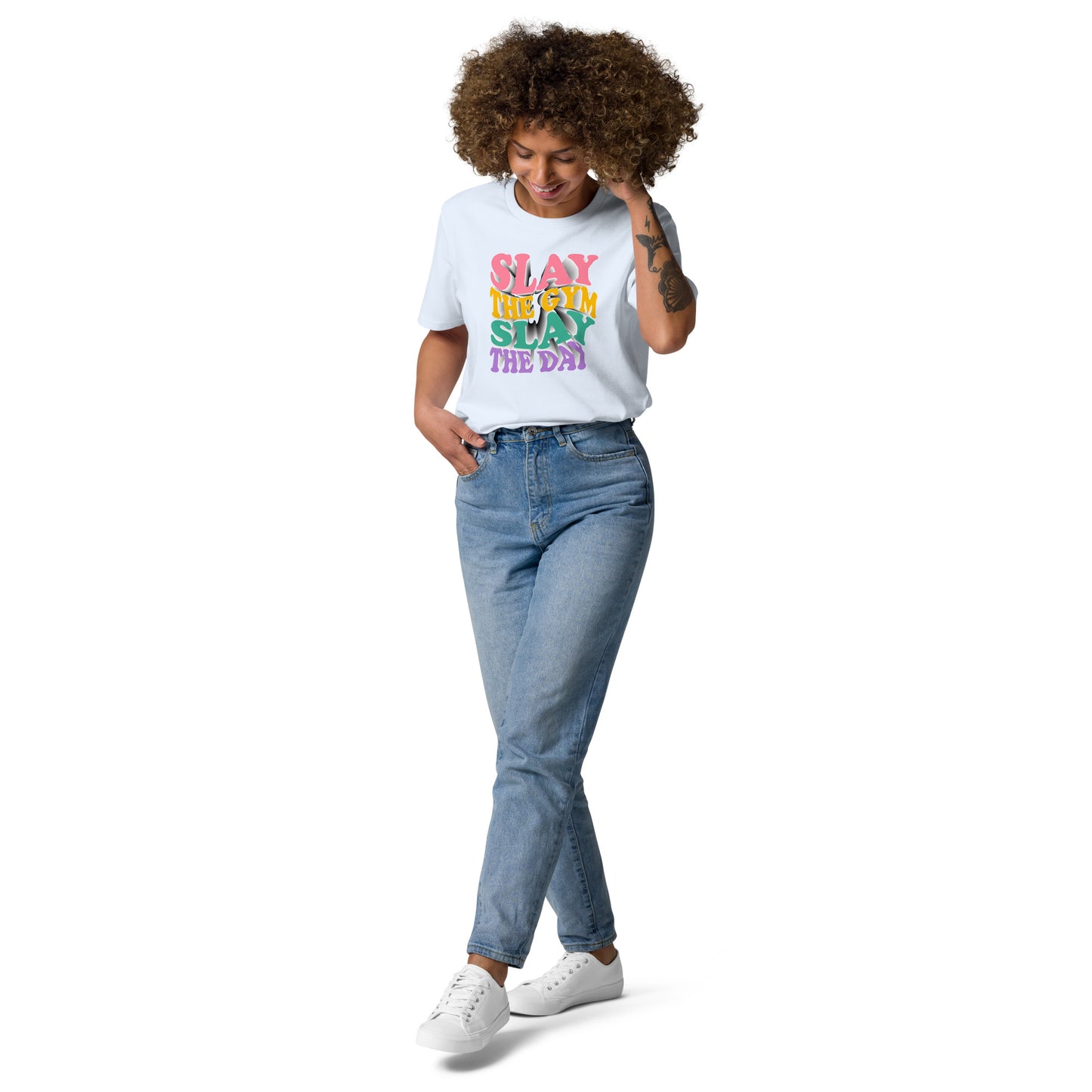 Slay the Day Slay The Gym Unisex organic cotton t-shirt