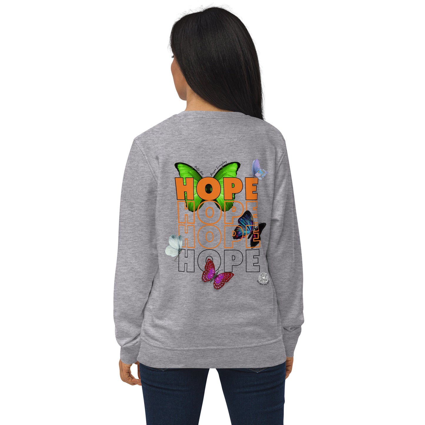 Hope Unisex Organic Sweatshirt - Bright Colours