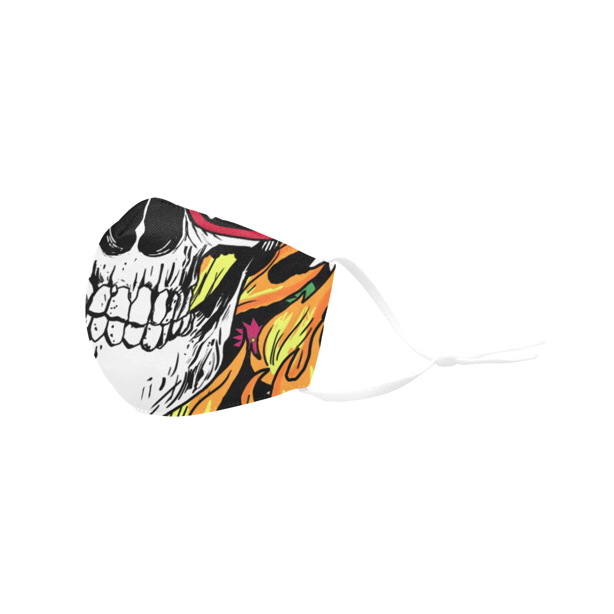 Skeletor FM 5 Cotton Fabric Face Mask with Filter Slot & Adjustable Strap (Pack of 5) - Non-medical use