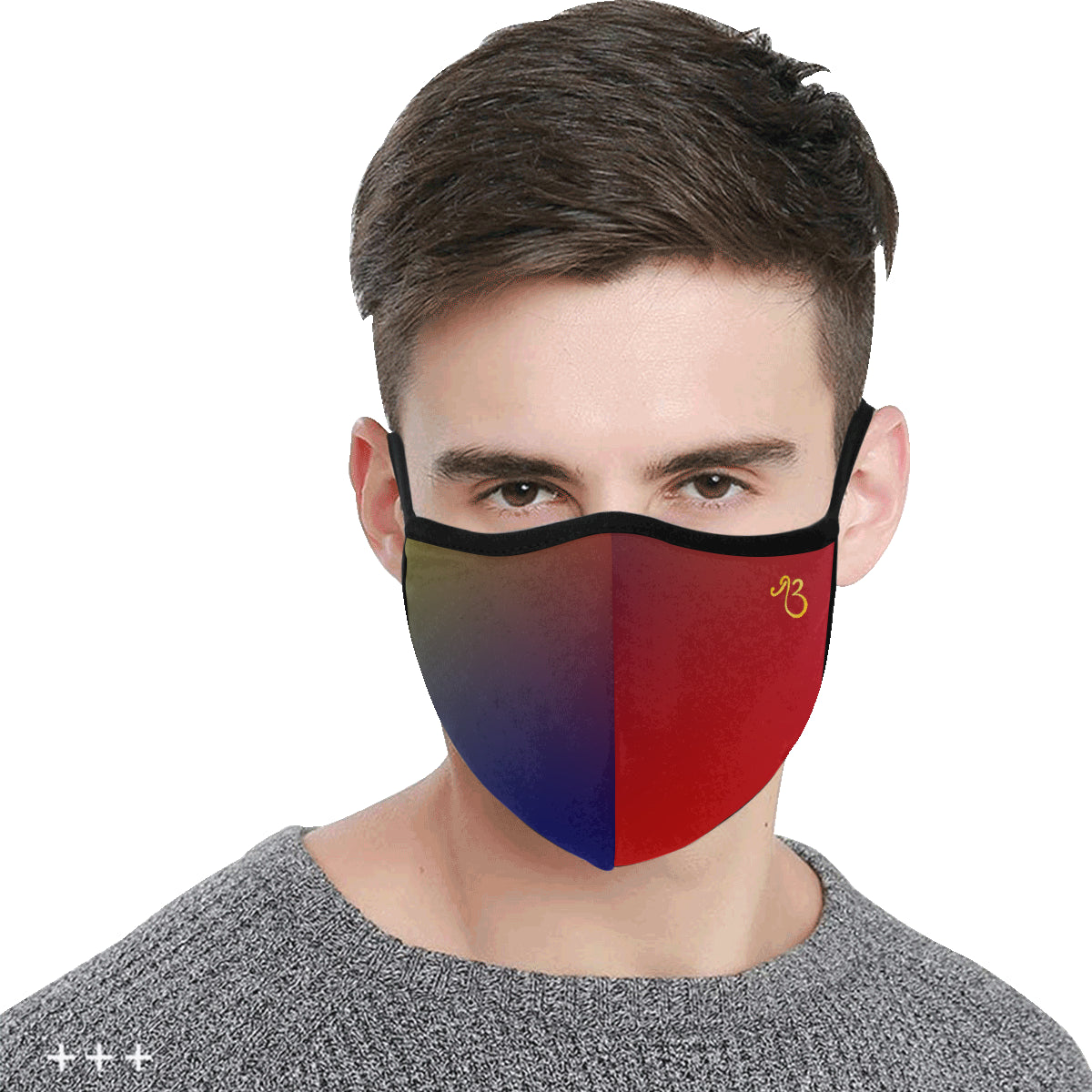 AfriBix Scarlet Galaxy Cotton Fabric Face Mask (30 Filters Included) - Non-medical use